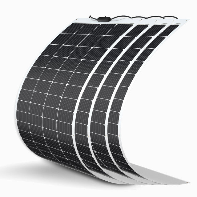 Renogy 200W 12V Flexible Monocrystalline Solar Panel - Lightweight & Durable for RV, Boat, Marine, Off-Grid Power & Camping
