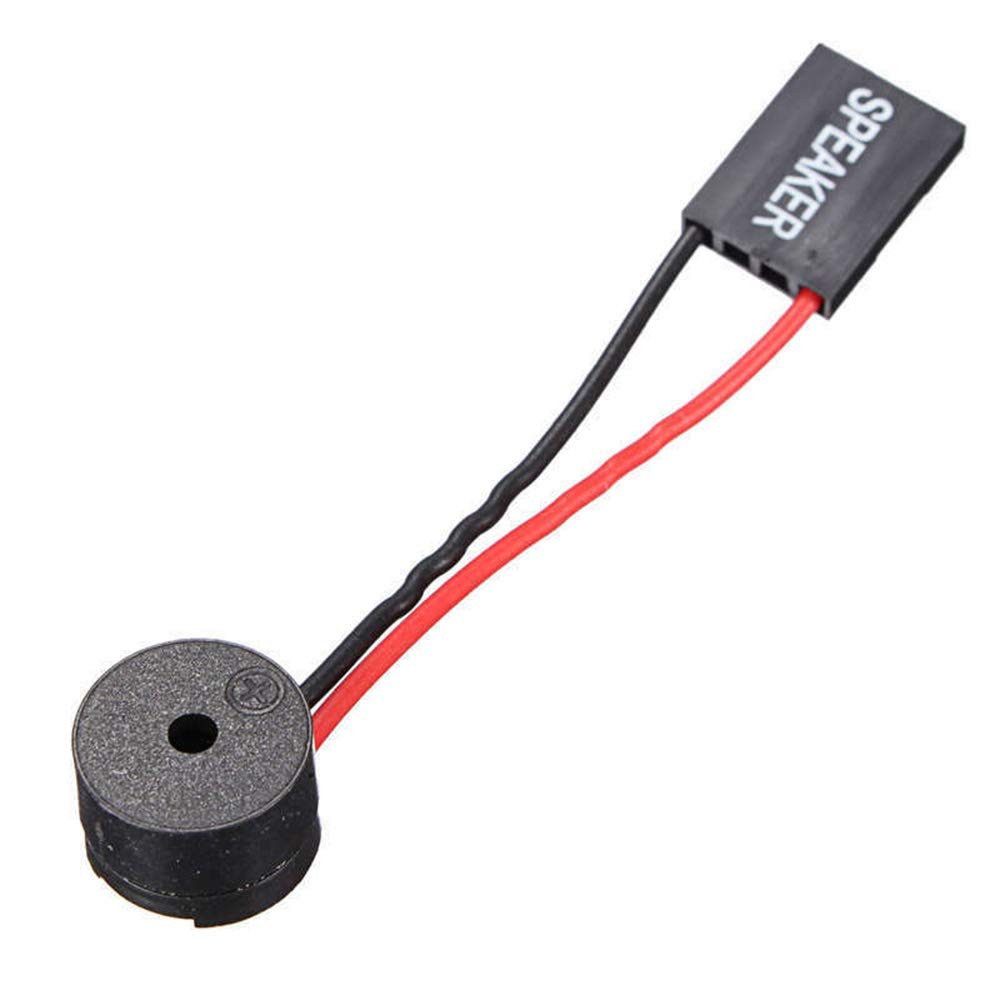 10 Pcs Mini PC Motherboard Internal Speaker - Computer Case Mainboard BIOS Alarm Buzzer for Arduino & DIY Electronics with Dupont Extension Cable - Ideal for PC Builds, Troubleshooting & Electronic Projects