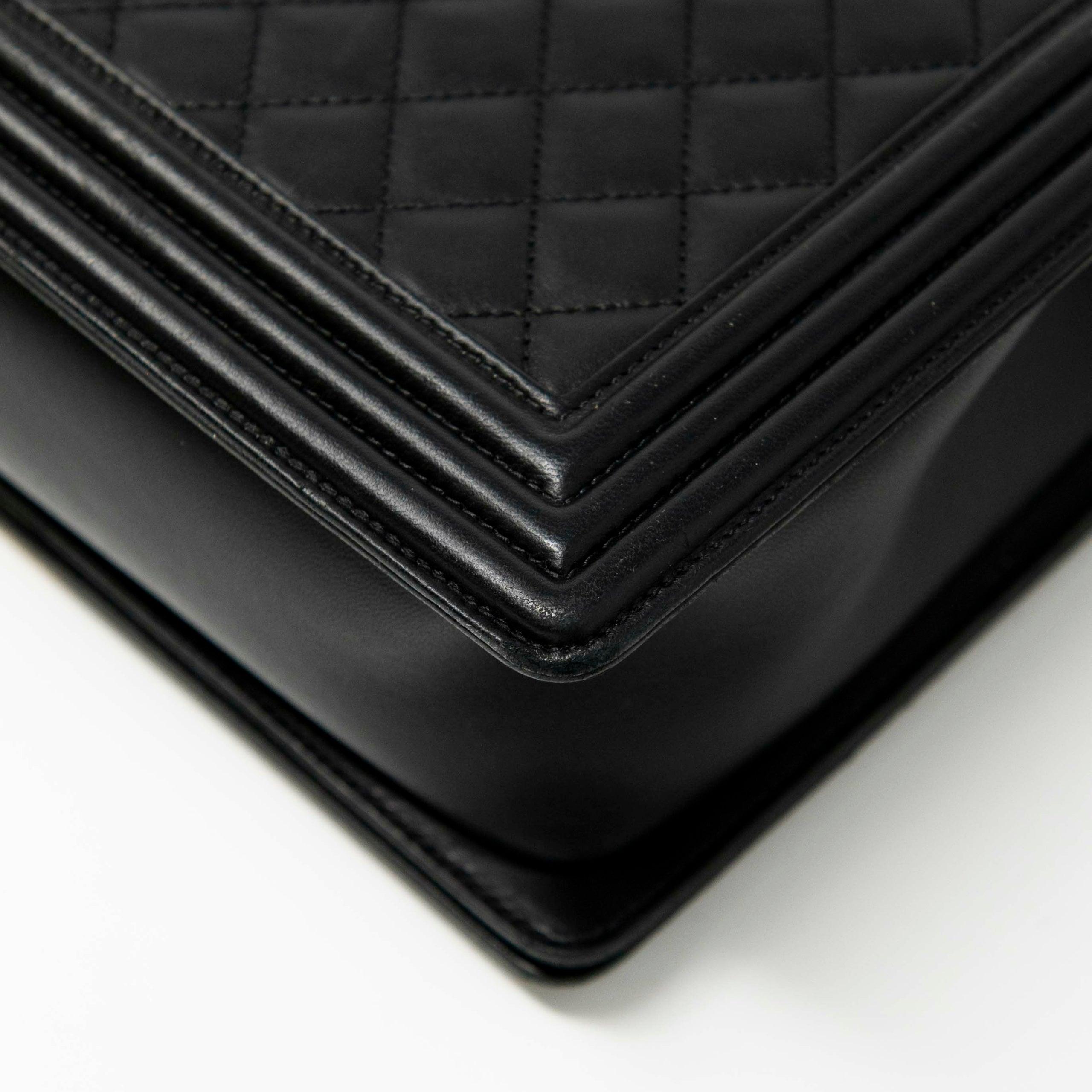 Chanel Black Large Boy Bag - Luxury Designer Handbag for Women | Perfect for Evening Parties, Work & Special Occasions
