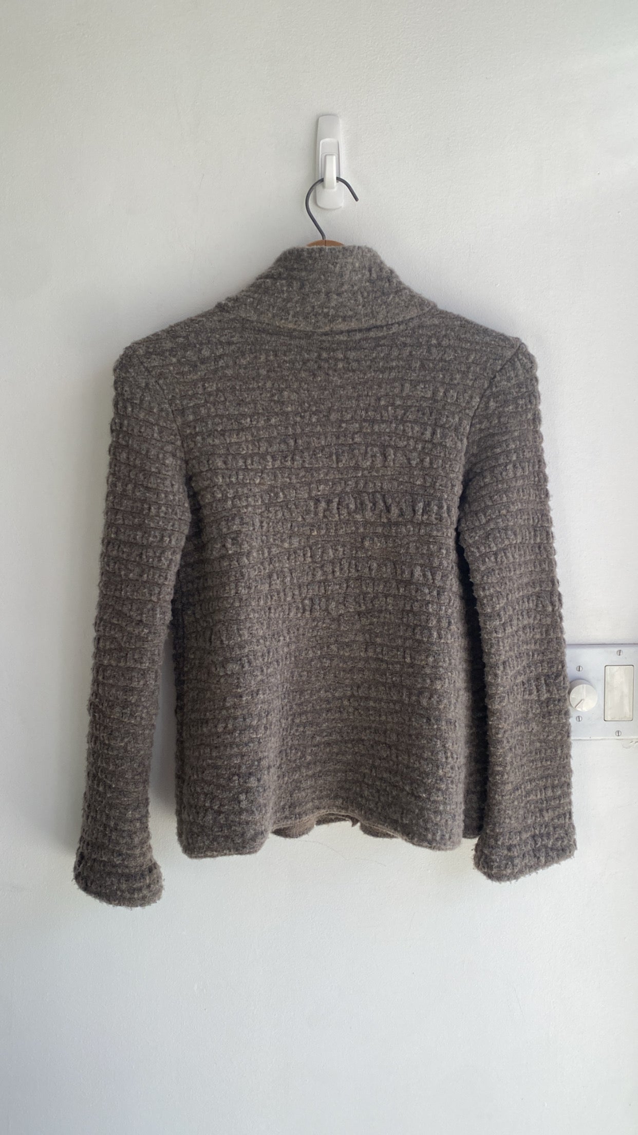 Armani Collection Women's Wool Turtleneck Jacket - Warm Winter Pullover Sweater for Casual Outfits & Office Wear