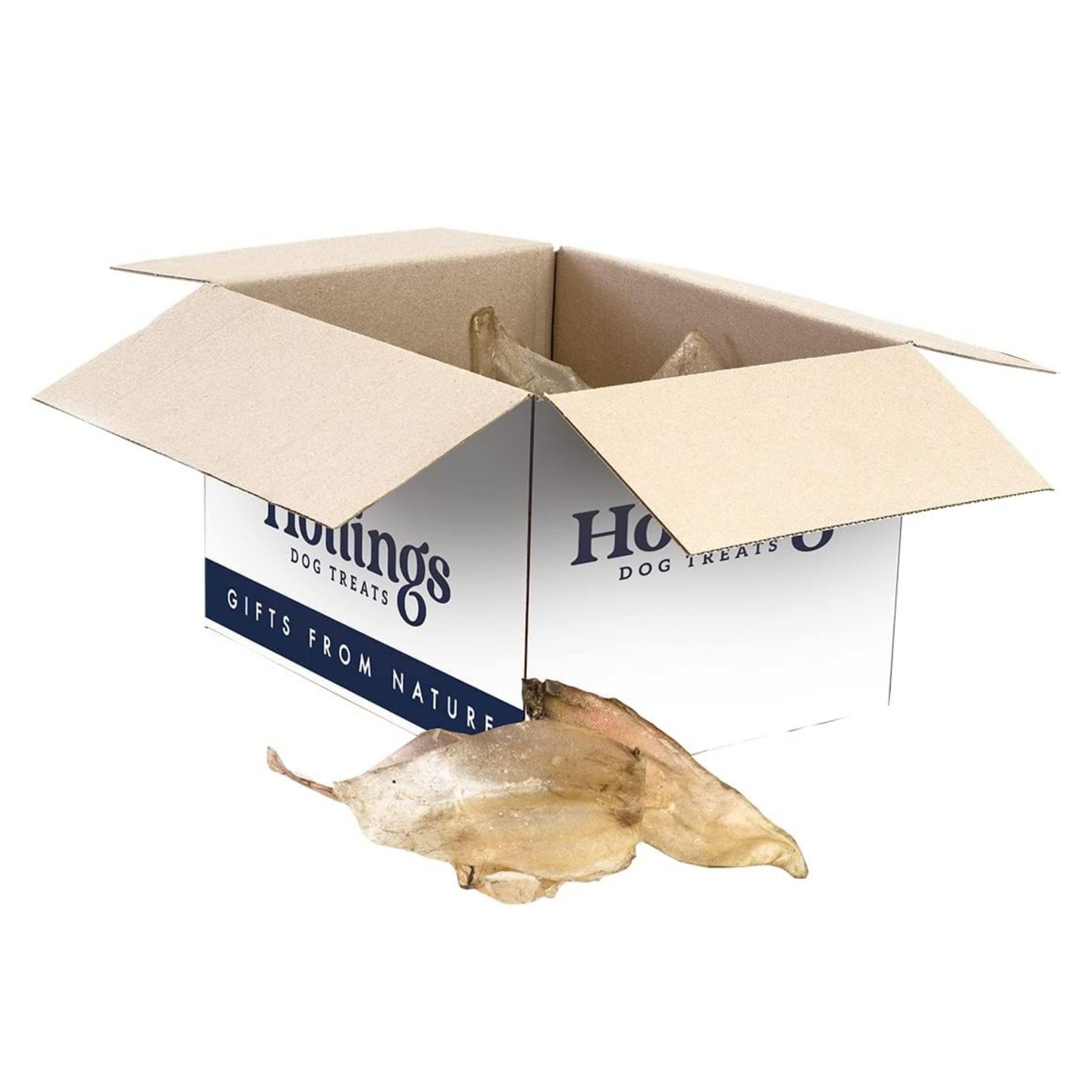 Premium Natural Cow Ears Dog Treats - 50 Pack Bulk Chews for Dogs - Healthy Dental Chews for Puppies & Adult Dogs - Perfect for Training, Teething & Long-Lasting Entertainment
