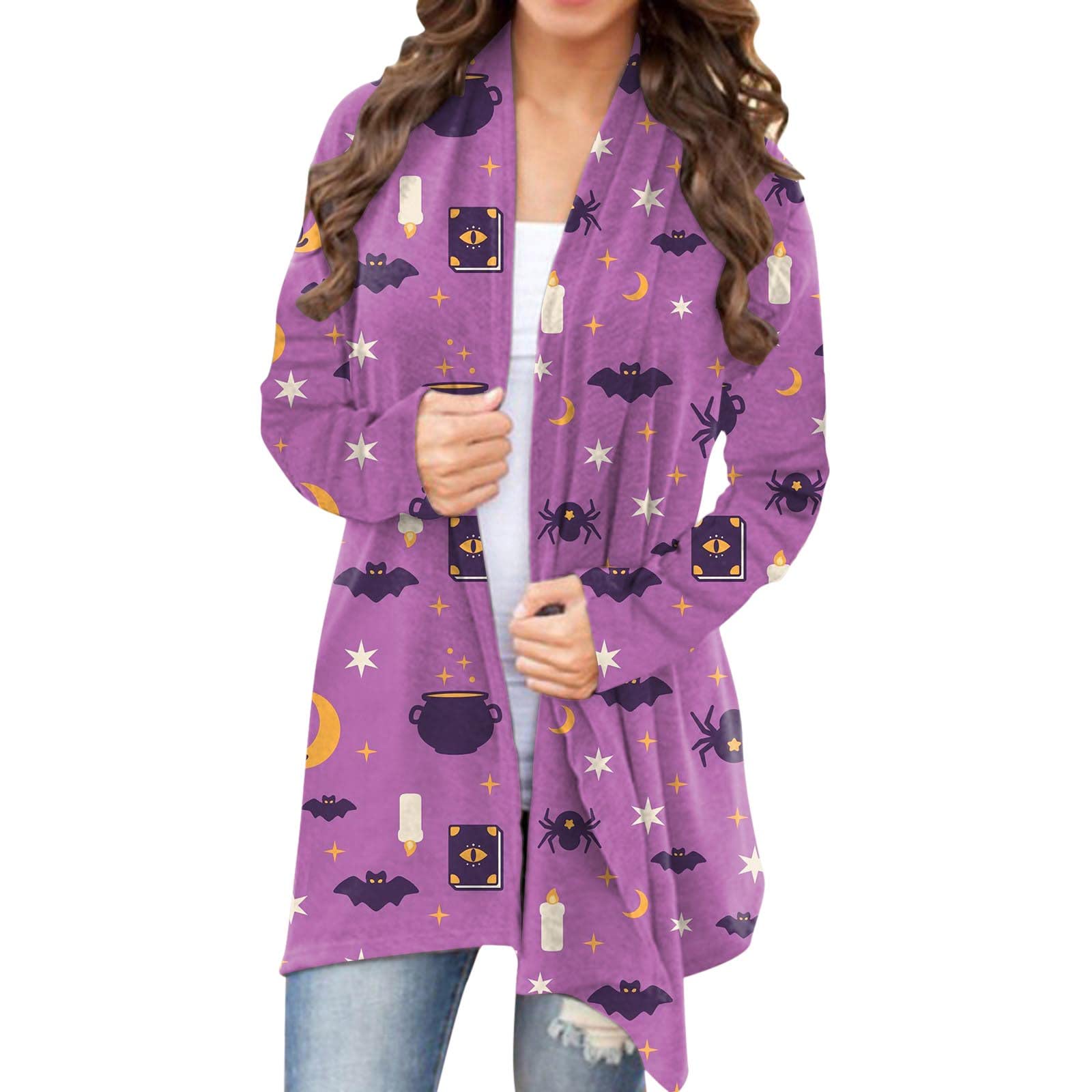 Women's Casual Waffle Knit Cardigan - Long Sleeve Oversized Solid Color Coat for Fall 2022 | Perfect for Office Wear, Coffee Dates & Cozy Home Outfits