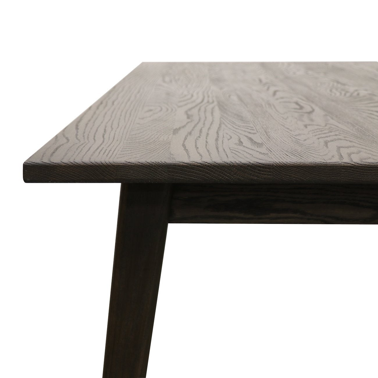 Vicchy 180cm Deep Brown Dining Table - Perfect for Family Gatherings, Dinner Parties & Modern Home Decor