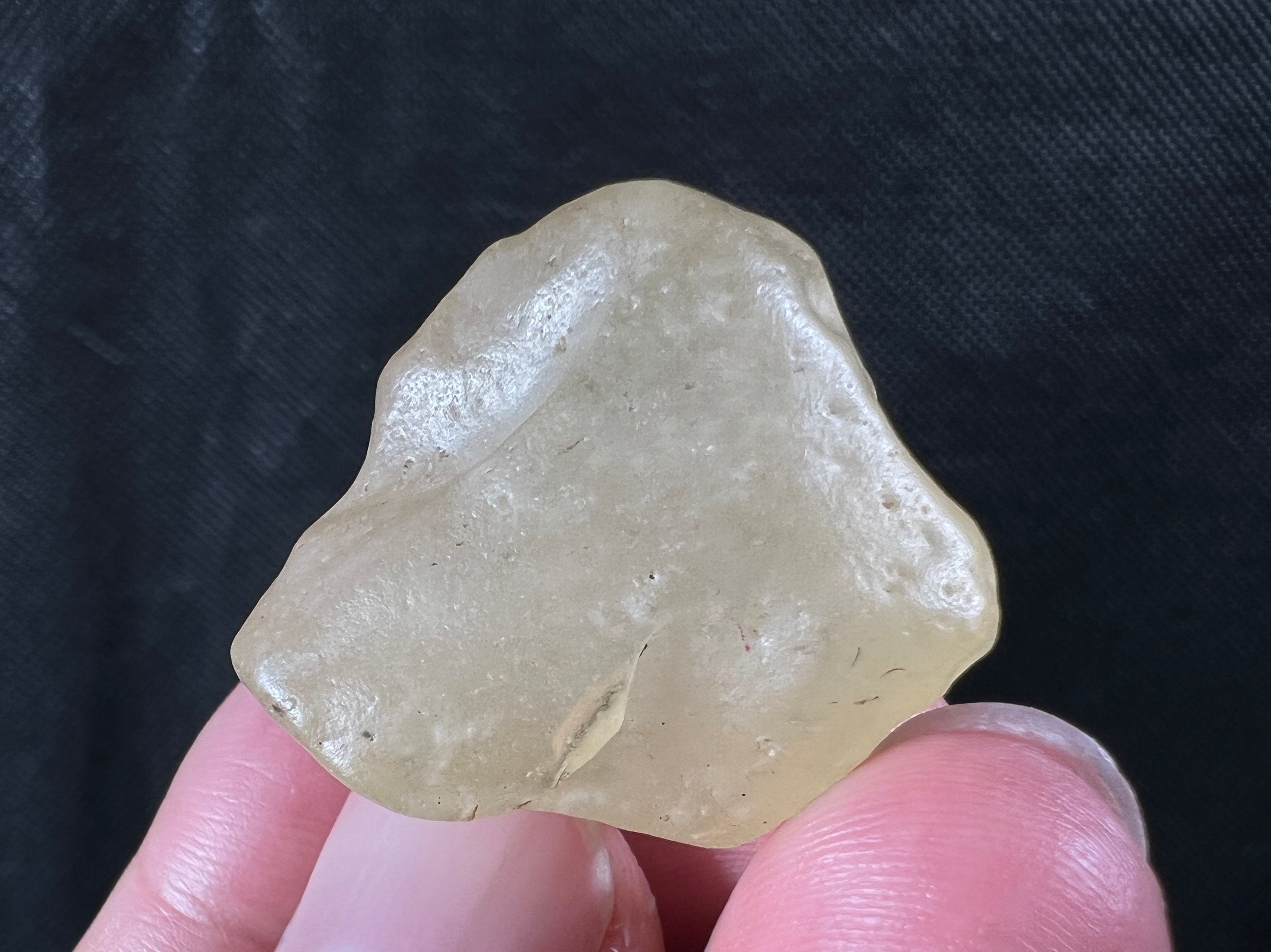 Libyan Desert Glass Raw Crystal - Rare 14.6g Natural Stone | Unique Spiritual Gift, Home Decor, Healing Crystals Collection | Perfect for Meditation, Energy Work & Jewelry Making