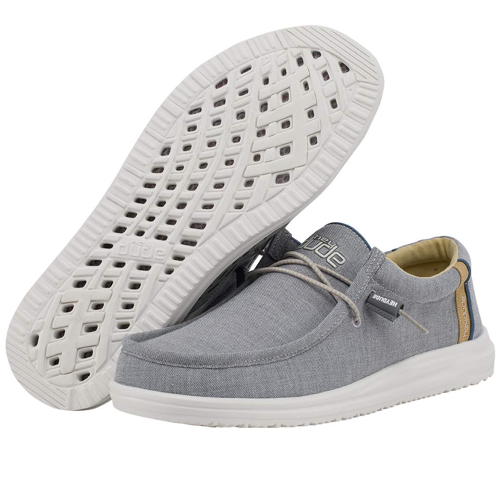Hey Dude Men's Wally Funk Lace-Up Loafers - Comfortable Lightweight Casual Shoes for Men | Perfect for Walking, Travel & Everyday Wear