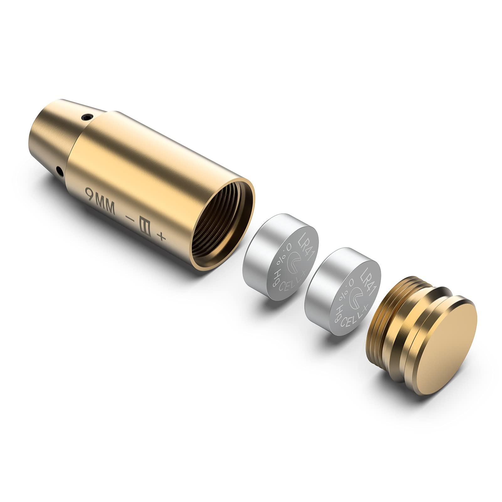 Feyachi Red Green Laser Bore Sight for 9mm, 12 Gauge & .223/5.56mm - Precision Boresighter with 3 Battery Sets | Perfect for Rifle, Shotgun & Pistol Zeroing at Range or Hunting