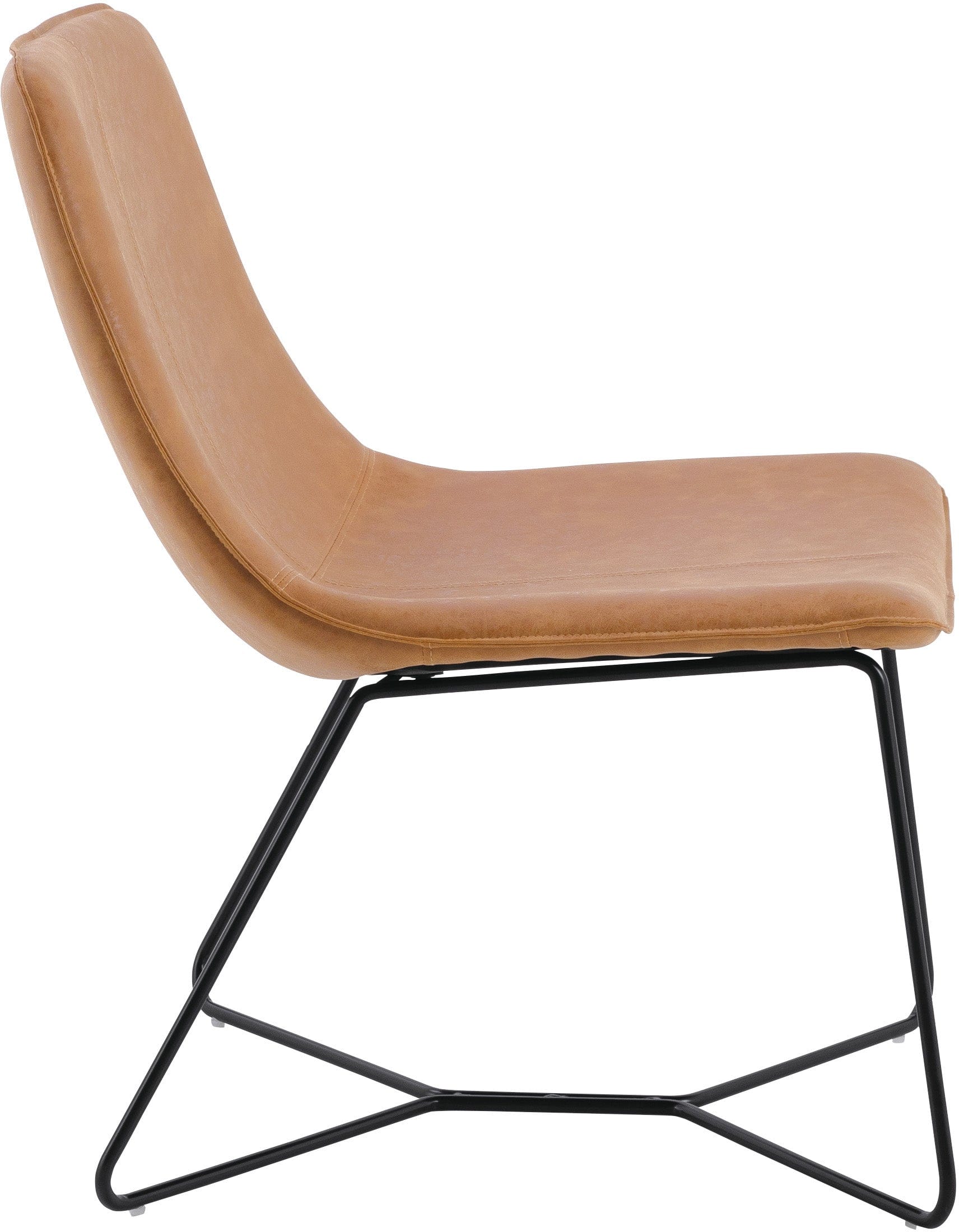 Office Star Grayson Accent Chair - Modern Home Office Chair with Padded Seat & Metal Base - Perfect for Home Office, Living Room & Reading Nook