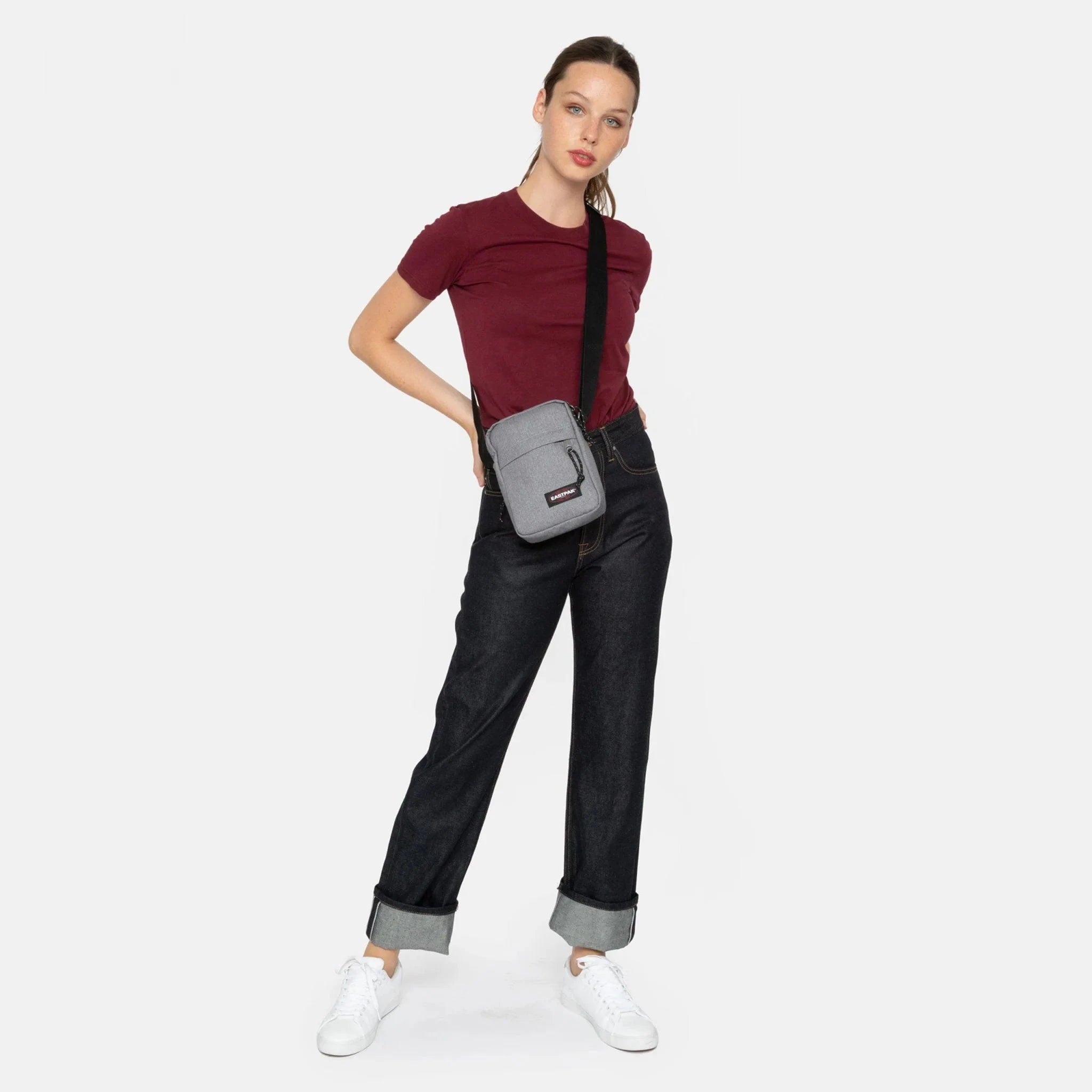 Eastpak The One Backpack - Stylish & Durable Wine Burgundy Laptop Bag for School, Work & Travel