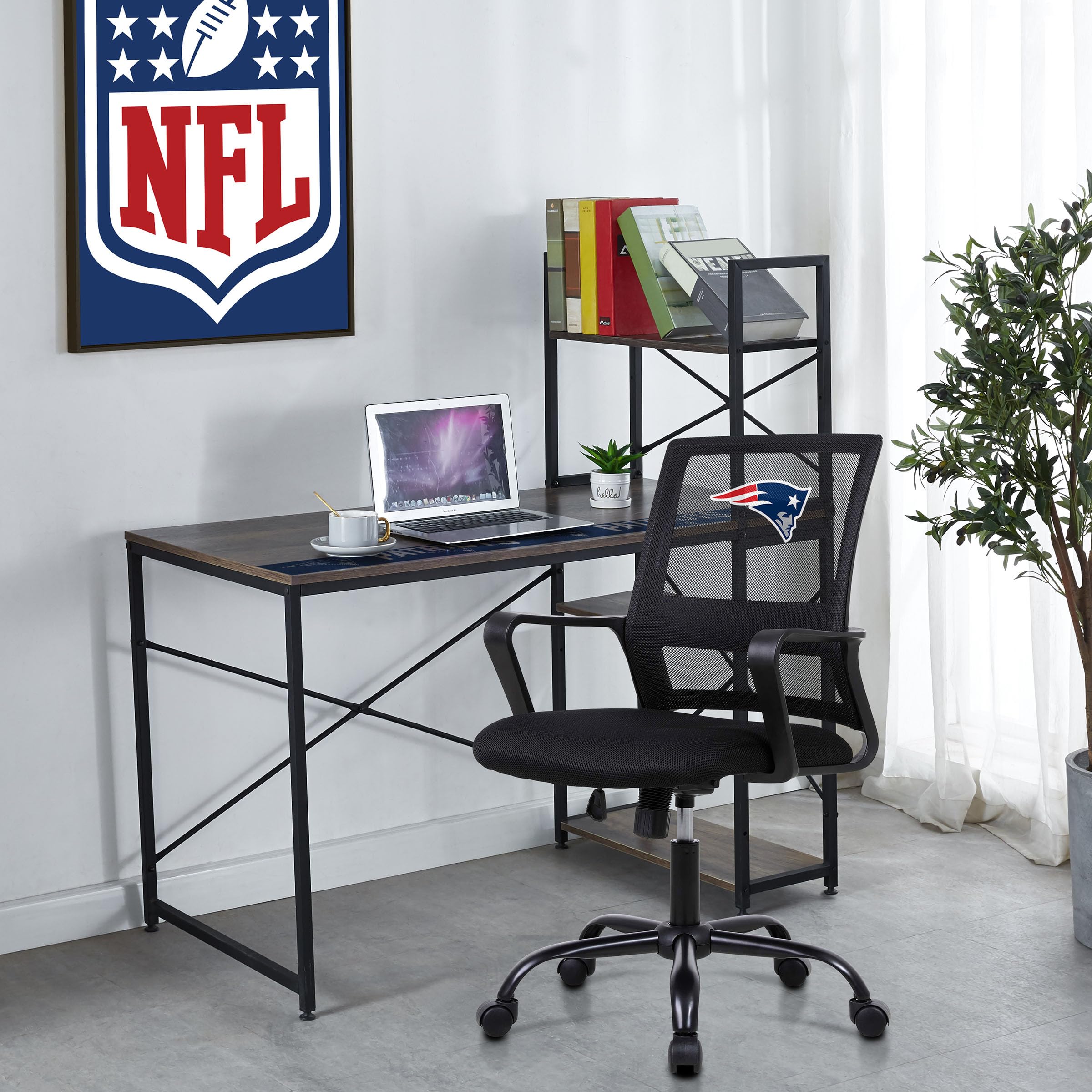 Official NFL Team Logo Desk Organizer - Premium Office Desk Accessory for Football Fans | Perfect for Home Office, Game Room & Sports Themed Decor