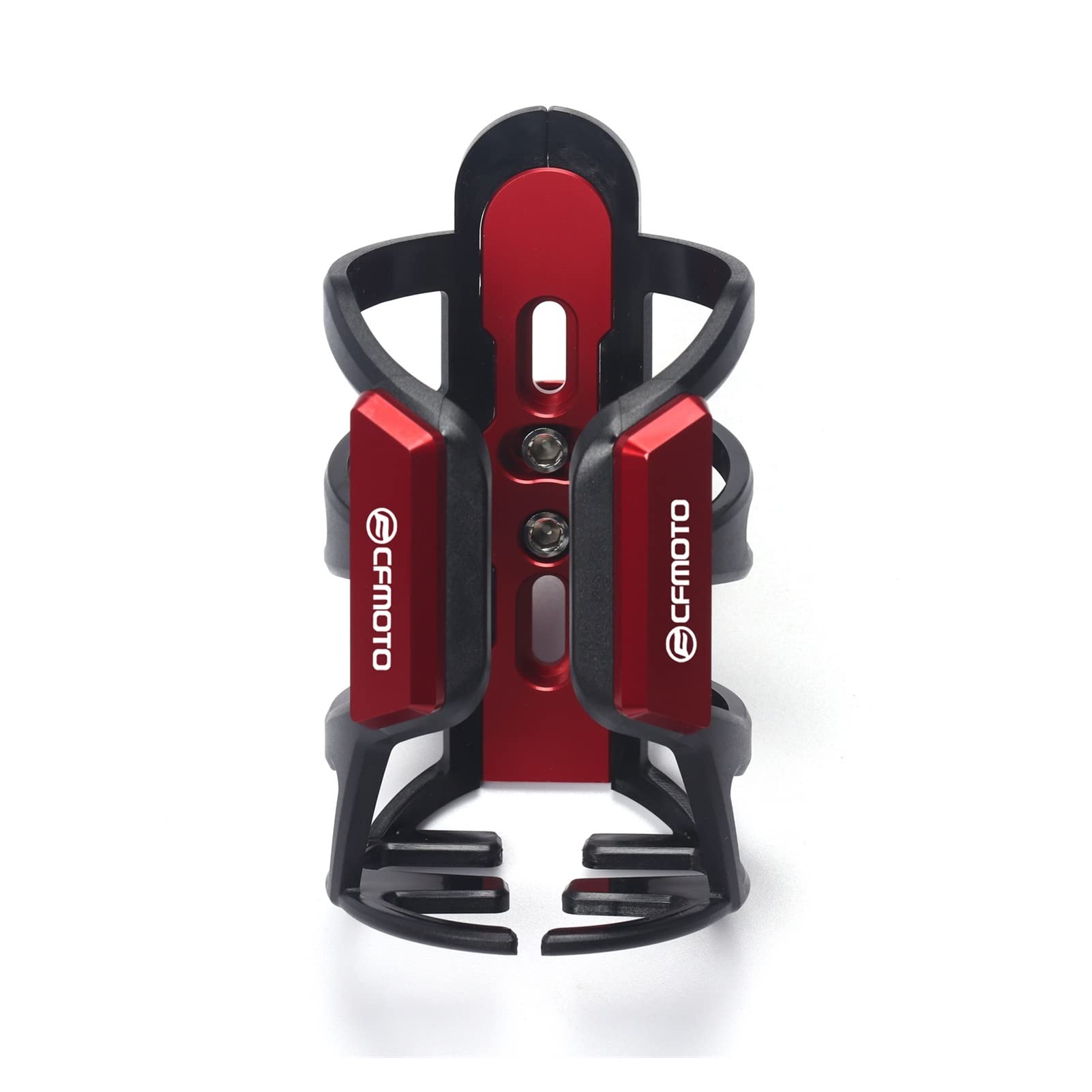 Universal Motorcycle Cup Holder for CFMOTO 400NK 650NK 150NK 250NK 400GT 650TR-G 650MT CF500 CF600 - Red Beverage Water Bottle Drink Thermos Holder - Perfect for Long Rides, Commuting, and Traveling