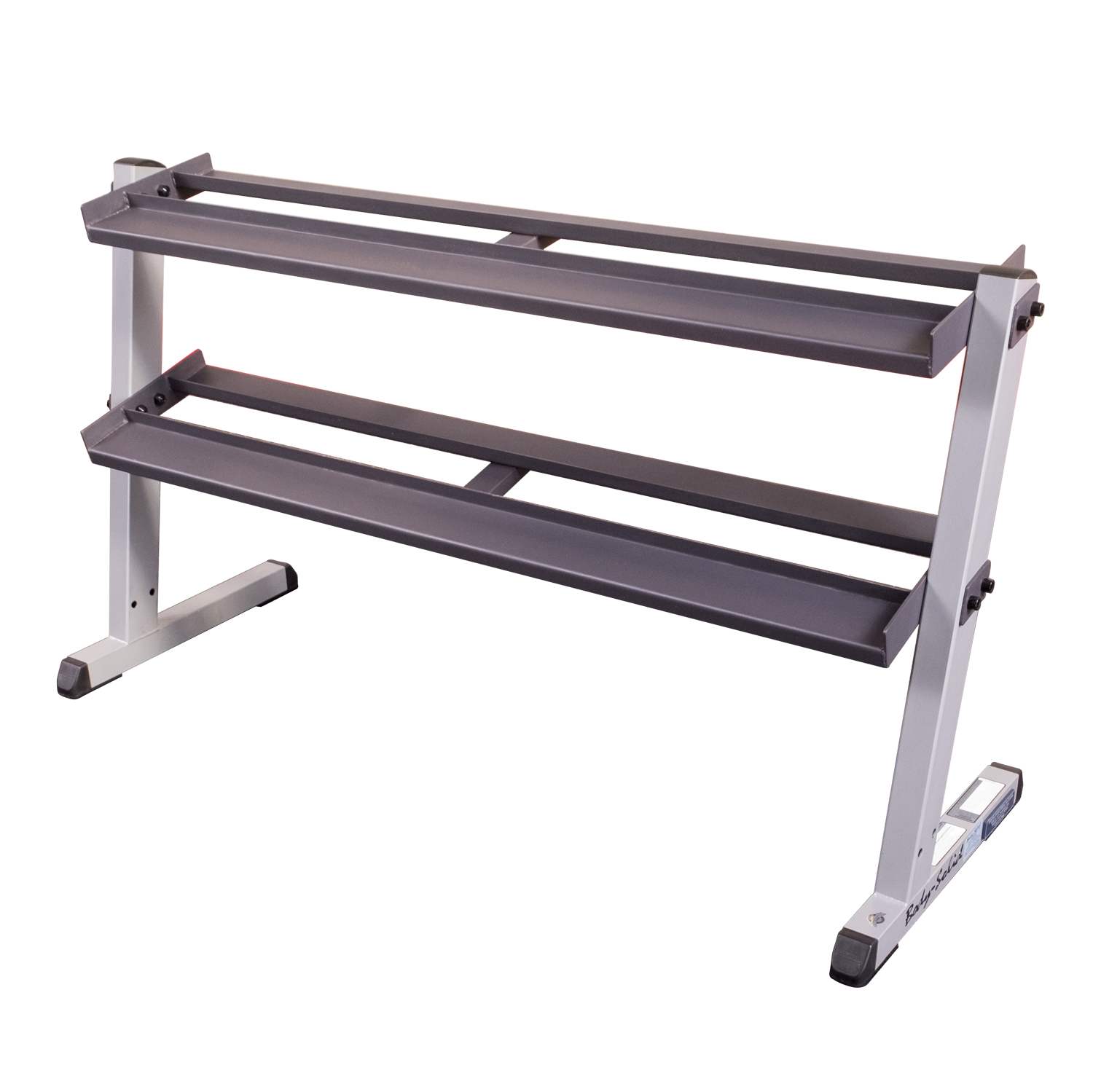 BodySolid GDR60 Dumbbell Rack - Heavy Duty Steel Weight Rack for Home Gym & Commercial Use - Perfect for Dumbbell Storage & Organization in Fitness Centers