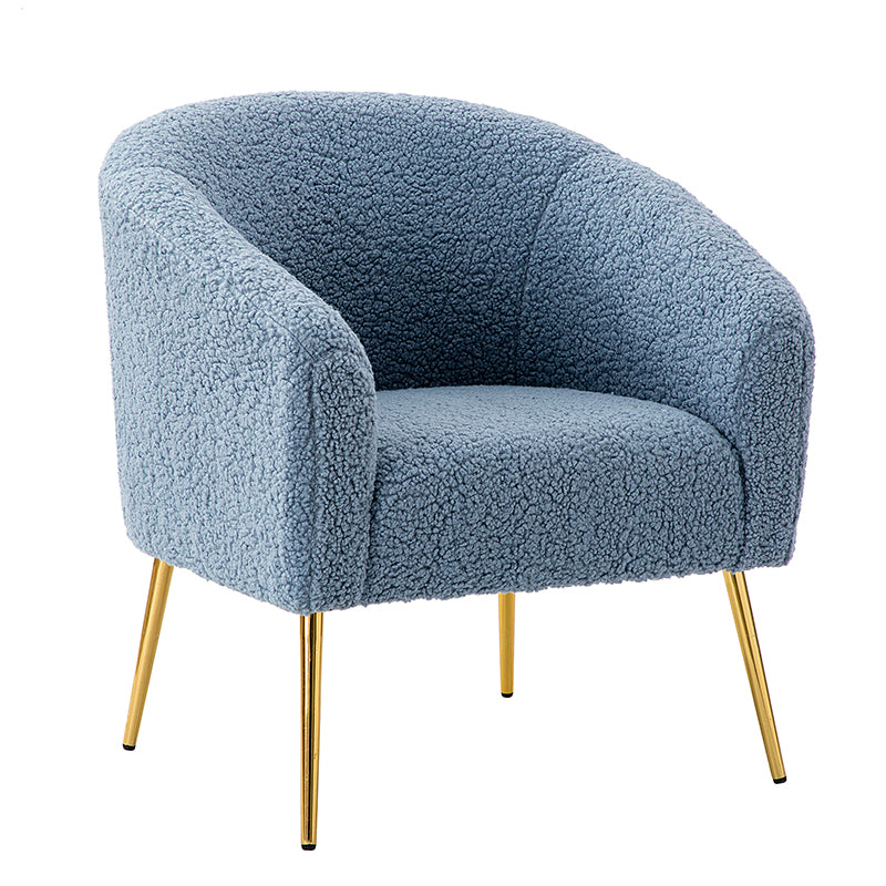 Bari Barrel Armchair - Modern Upholstered Accent Chair for Living Room, Bedroom & Office - Comfortable Lounge Seating with Stylish Design