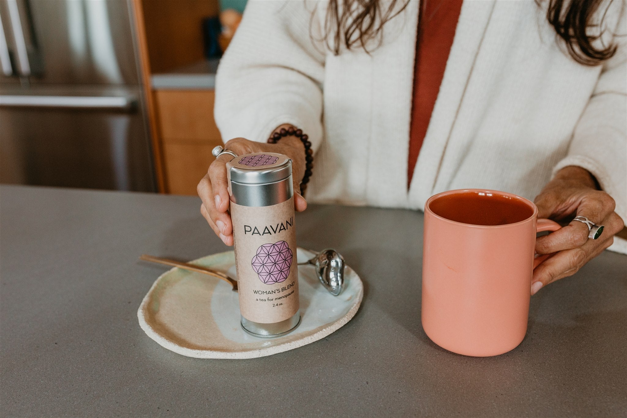 Women's Balance Tea | Ayurvedic Herbal Tea for Hormonal Balance, Menstrual Support & Stress Relief | Organic Hormone-Regulating Tea for PMS Relief & Menopause Symptoms | Perfect for Relaxation & Self-Care Rituals