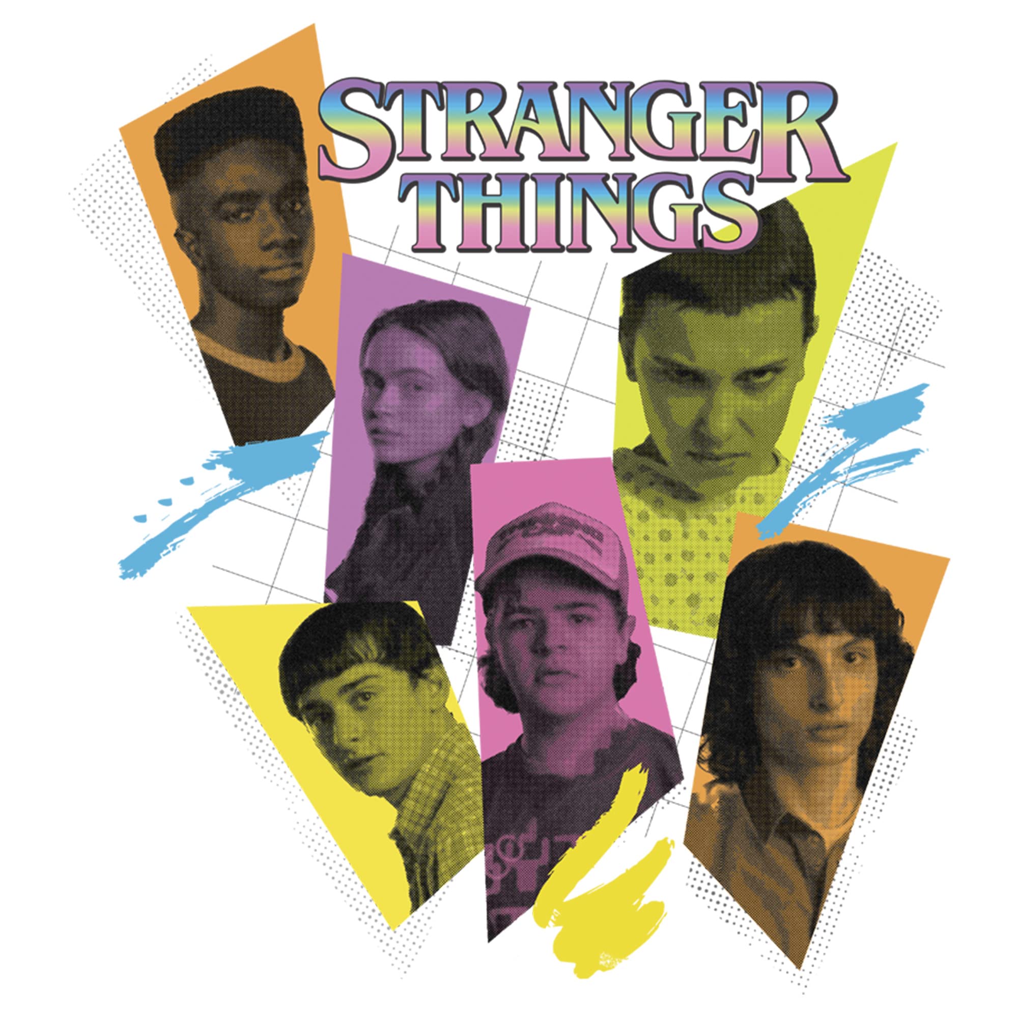 Stranger Things Best Friend Pop Art T-Shirt for Teens | 80s Retro Graphic Tee | Perfect for Halloween Costumes & TV Show Merch Fans