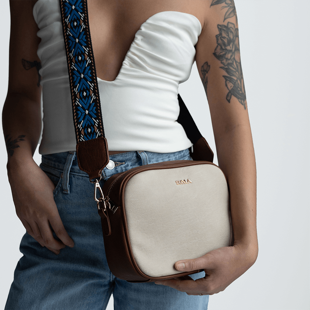Alicia Vegan Leather Crossbody Bag for Women - Stylish Chestnut Brown Purse | Perfect for Work, Travel & Everyday Use