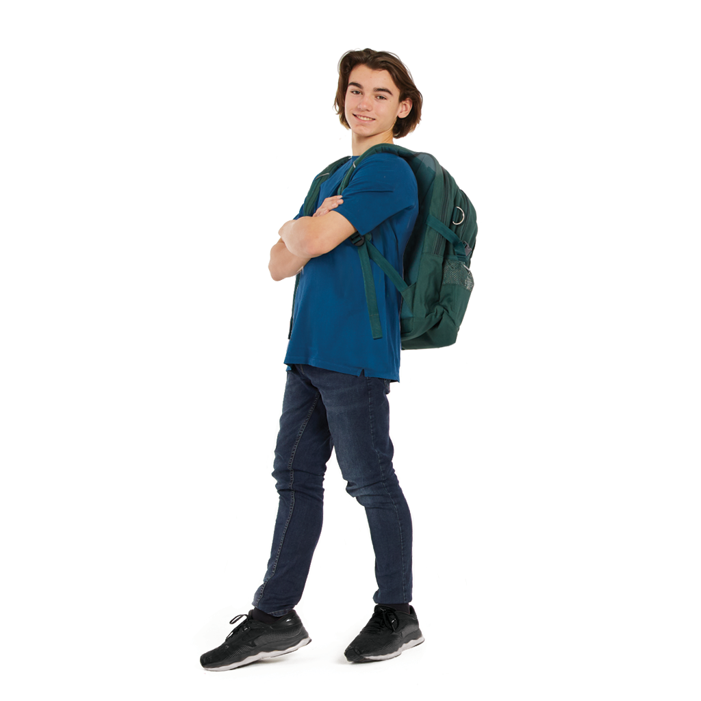 Genius Senior Backpack - Durable School Backpack for College Students & Professionals - Perfect for Campus, Work & Travel