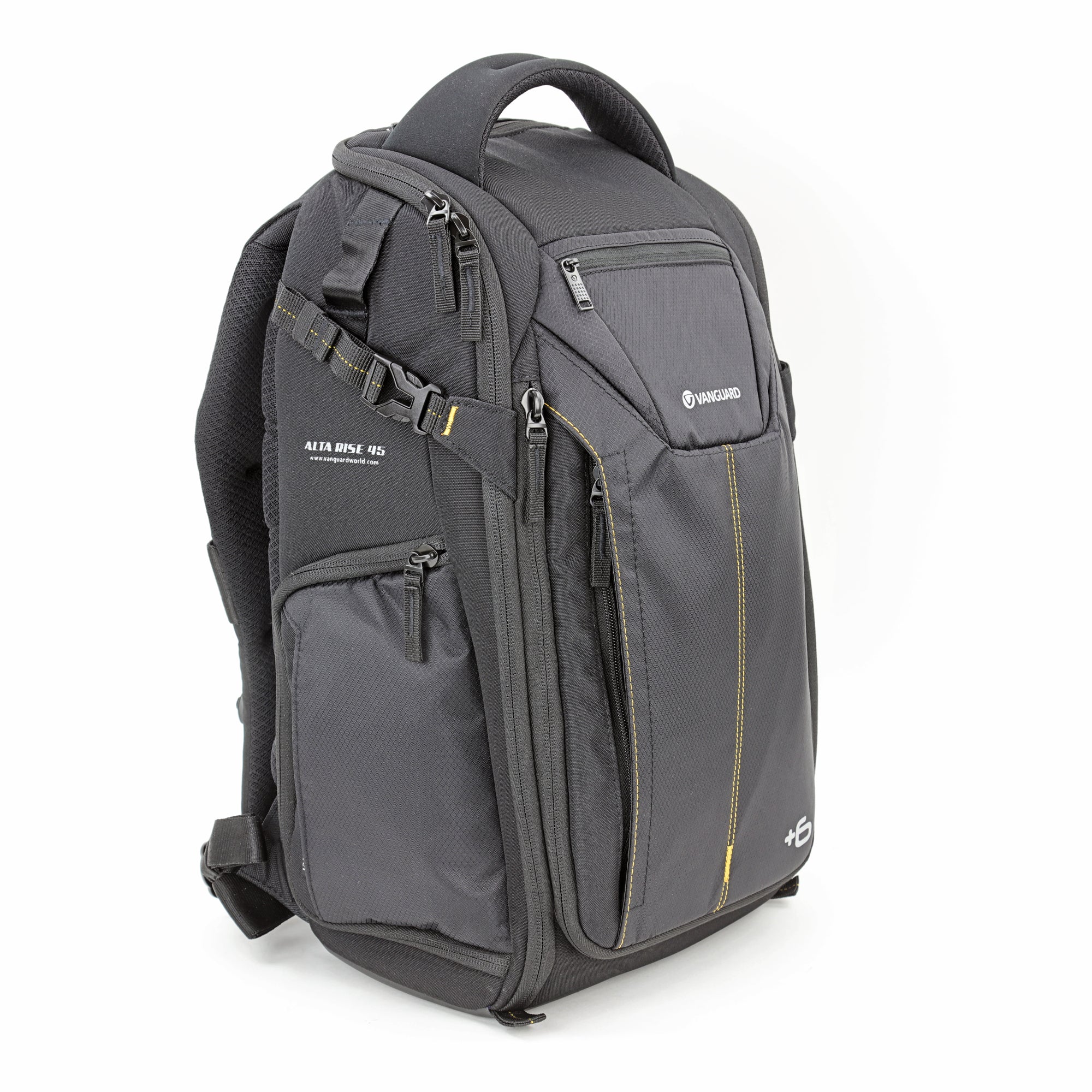 Alta Rise 45 Professional DSLR Camera Backpack - Waterproof & Durable Black Photography Bag for Travel, Hiking & Outdoor Shooting