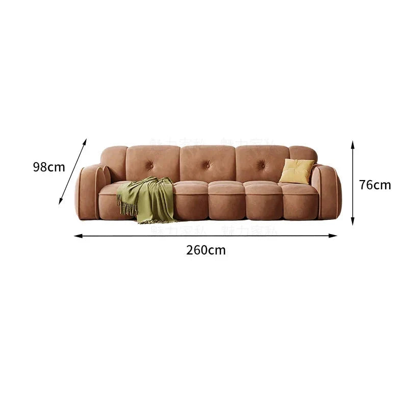 Minimalist Luxe Luxury Lazy Sofa Set - Modern Comfortable Lounge Furniture for Living Room, Bedroom & Apartment - Perfect for Relaxing, Reading & Entertaining