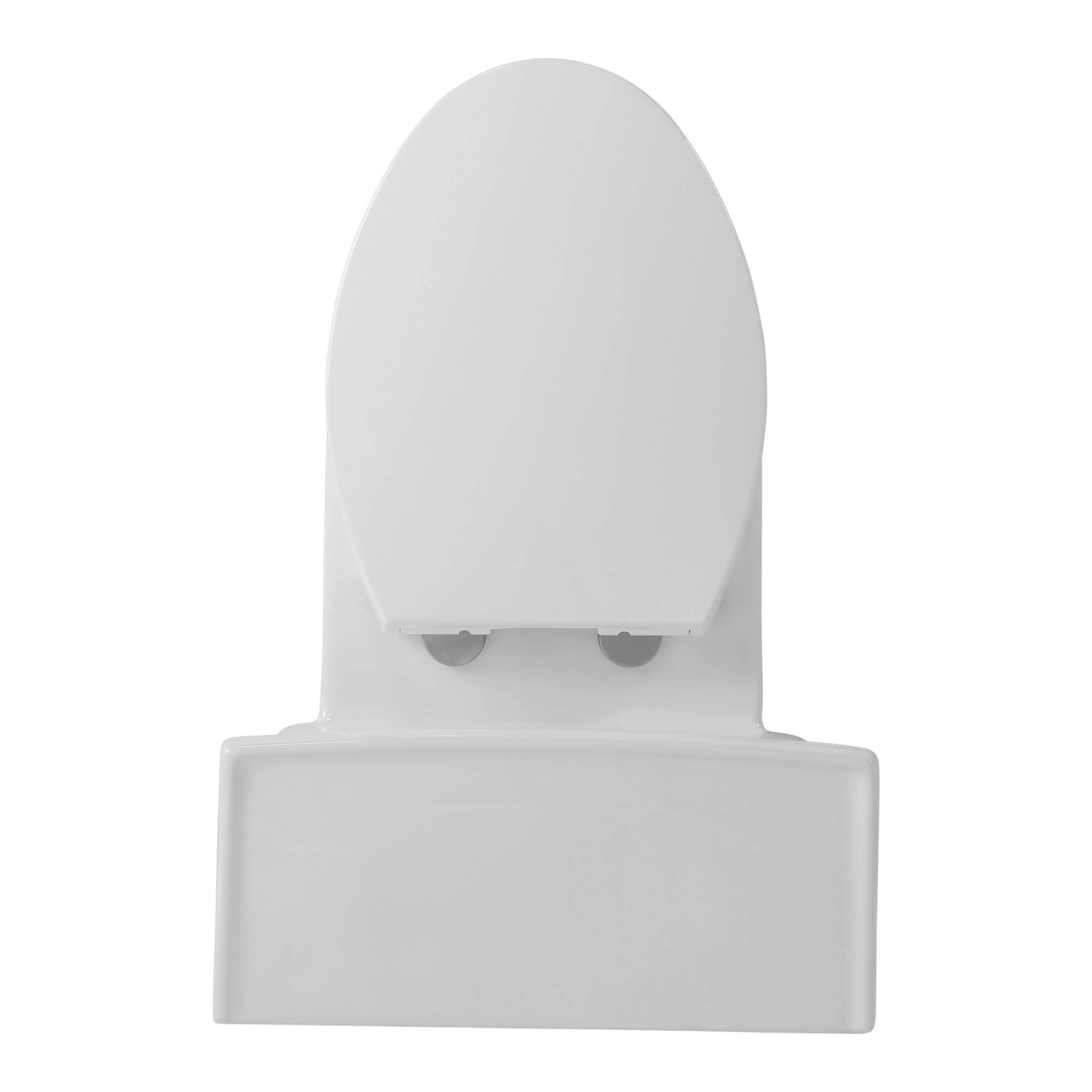 Modern One-Piece Elongated Toilet - ADA Compliant, Water-Efficient & Easy-Clean Design for Bathroom Remodeling & Home Upgrade