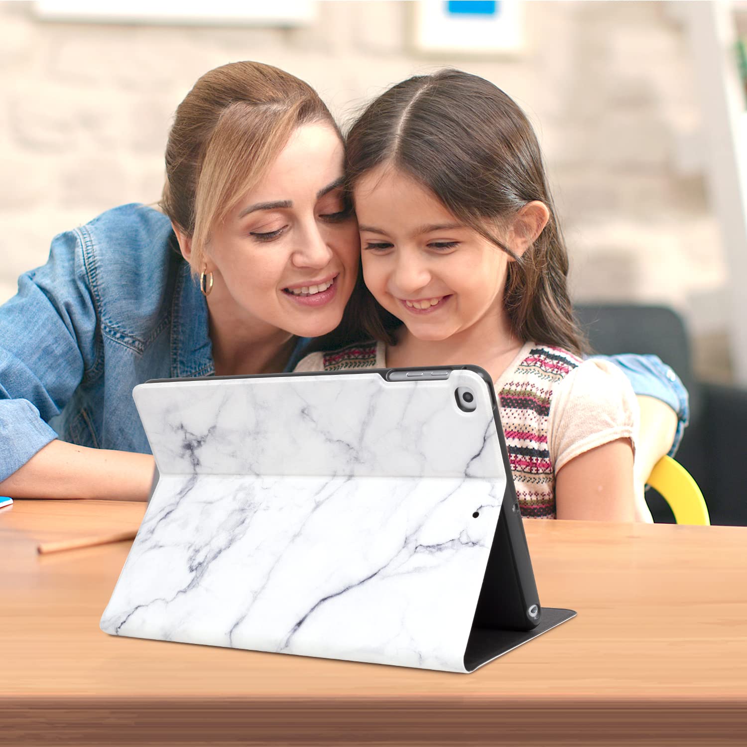 Premium Leather Folio Case for iPad Air 2/1 & iPad 6th/5th Gen 9.7