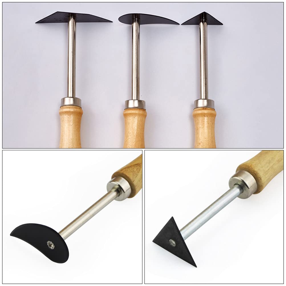 3pcs Clay Sculpting Tools - Fondant & Resin Carving Kit for Cake Decorating & Jewelry Making
