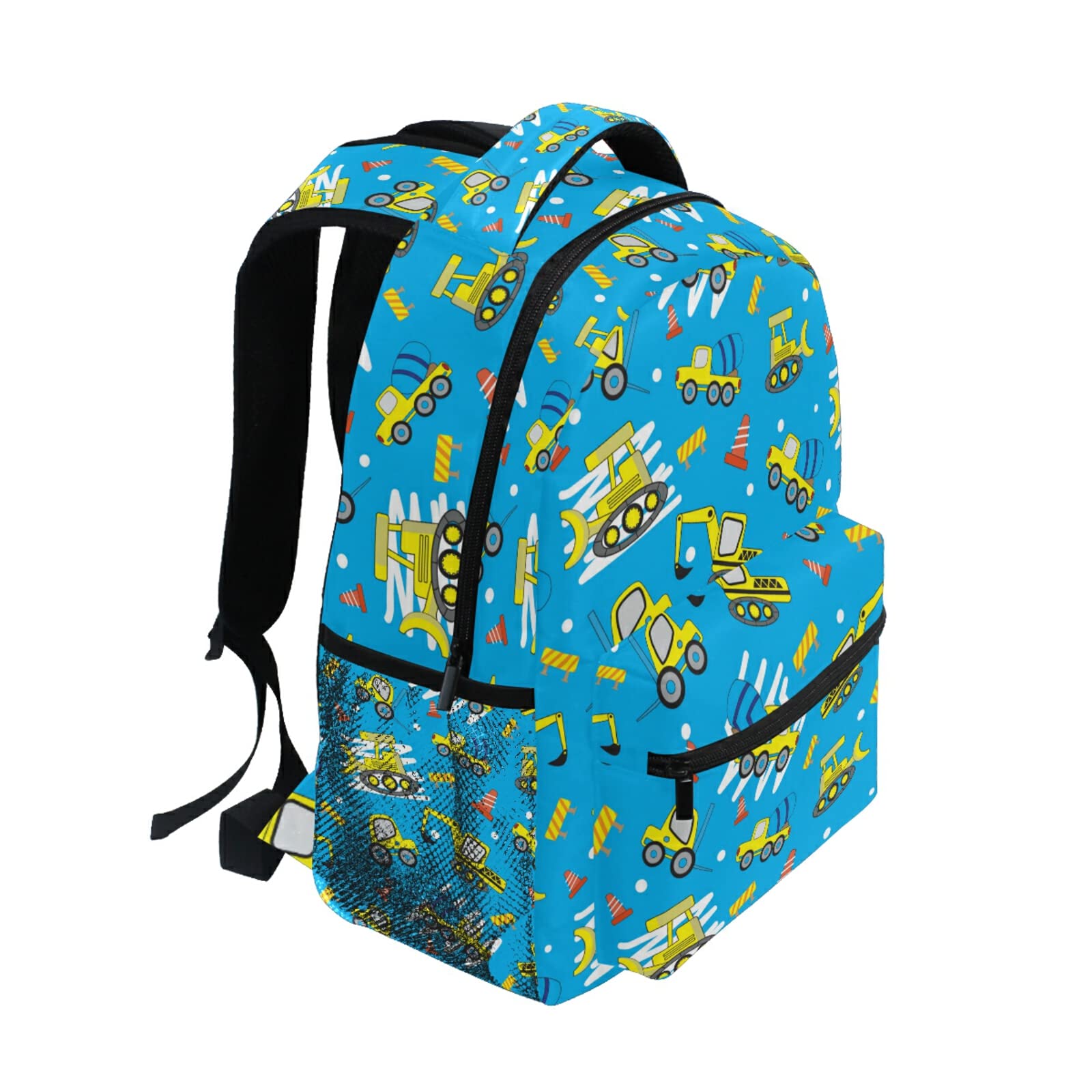 Cute Cartoon Excavator Backpack for Kids - Water Resistant School Bookbag, Laptop Bag for Boys & Girls - Perfect for School, Travel & Outdoor Activities
