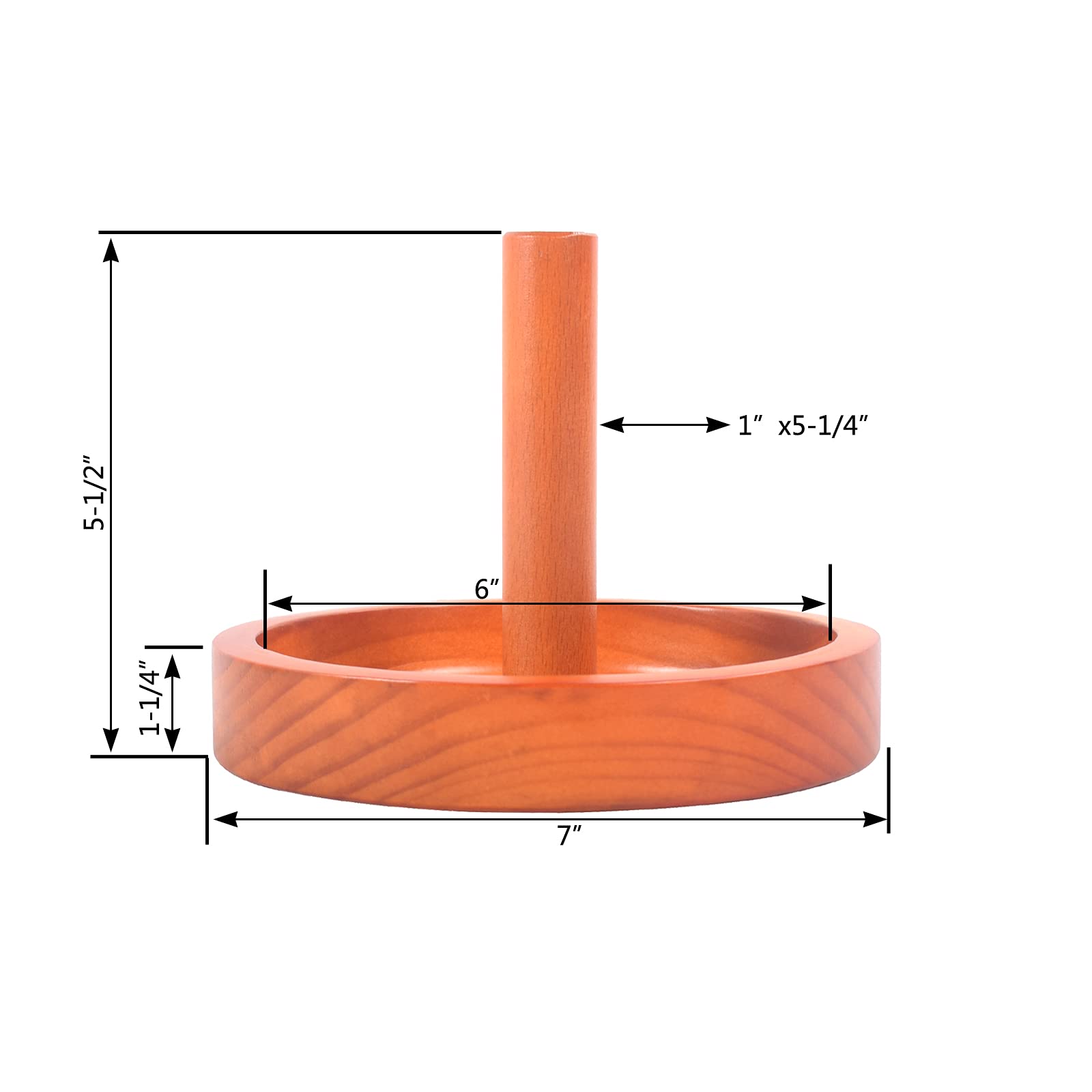Premium Wooden Billiard Cone Talc Bowl - Pool Chalk Holder for Smooth & Accurate Shots | Perfect for Pool Tables, Billiards Games & Professional Play
