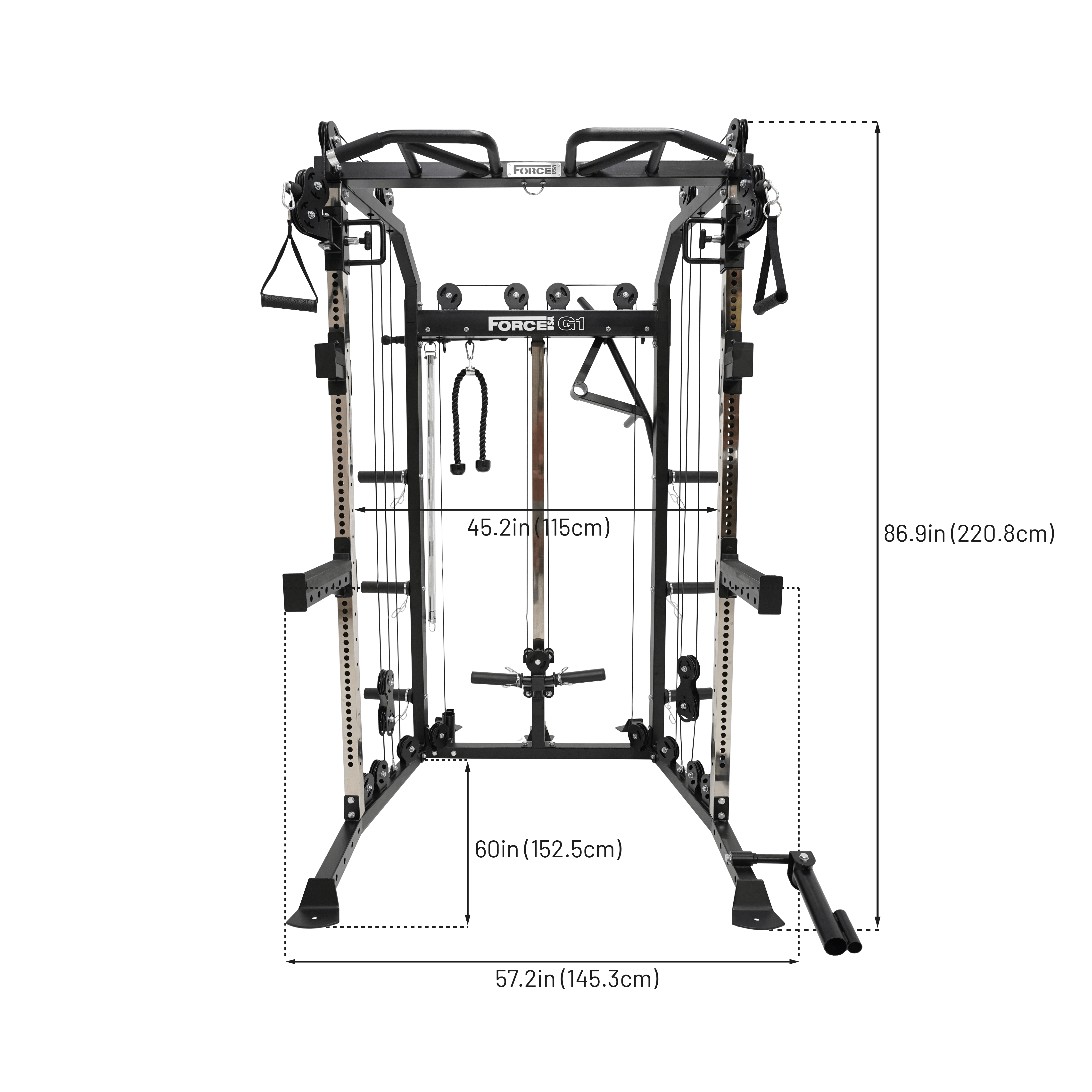 Force USA G1® All-In-One Home Gym Trainer - Strength Training Equipment for Full Body Workouts | Perfect for Home Fitness & Small Spaces