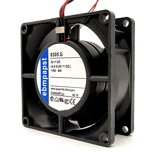 5V 80mm Cooling Fan - 80x80x32mm High Performance PC Case Fan for Computer Cooling, Gaming PC, Server & Electronics - Quiet & Efficient Airflow Solution