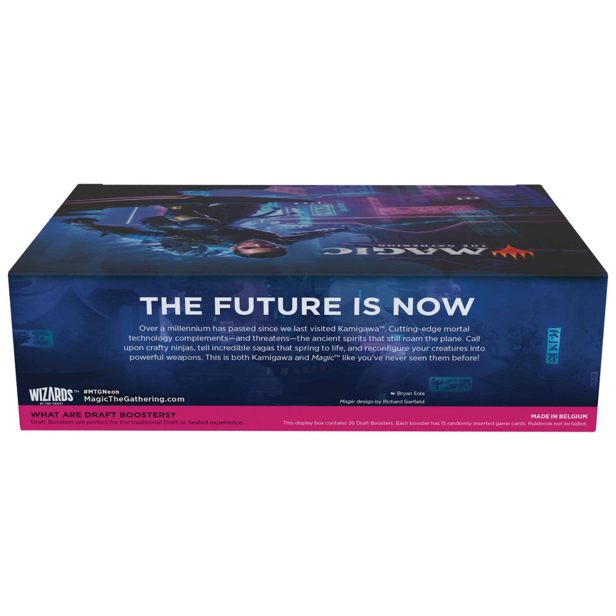 Magic: The Gathering Kamigawa: Neon Dynasty Draft Booster Box - 36 Packs (540 Cards) | MTG Collector's Edition, TCG Card Game | Perfect for Draft Tournaments & Deck Building