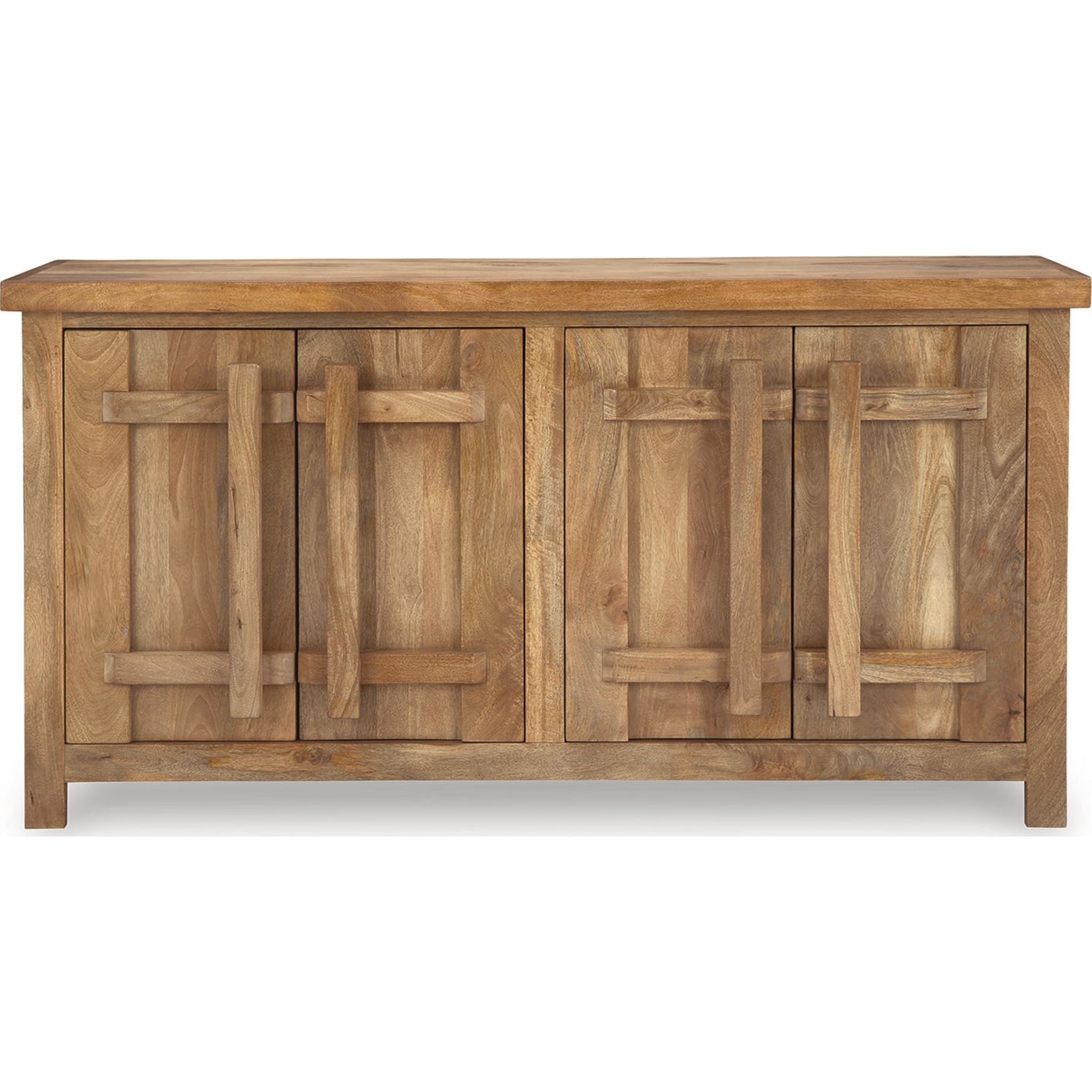 Dresor Accent Cabinet - Natural Wood Side Table with Storage Shelf for Living Room, Bedroom & Entryway | Stylish Home Decor Furniture