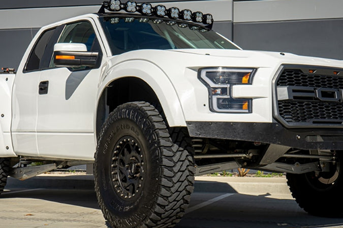 Baja Designs Linkable 4 LED Light Bar - Clear Lens Off-Road Lighting for Trucks, Jeeps & ATVs - Perfect for Night Driving, Trail Adventures & Off-Roading
