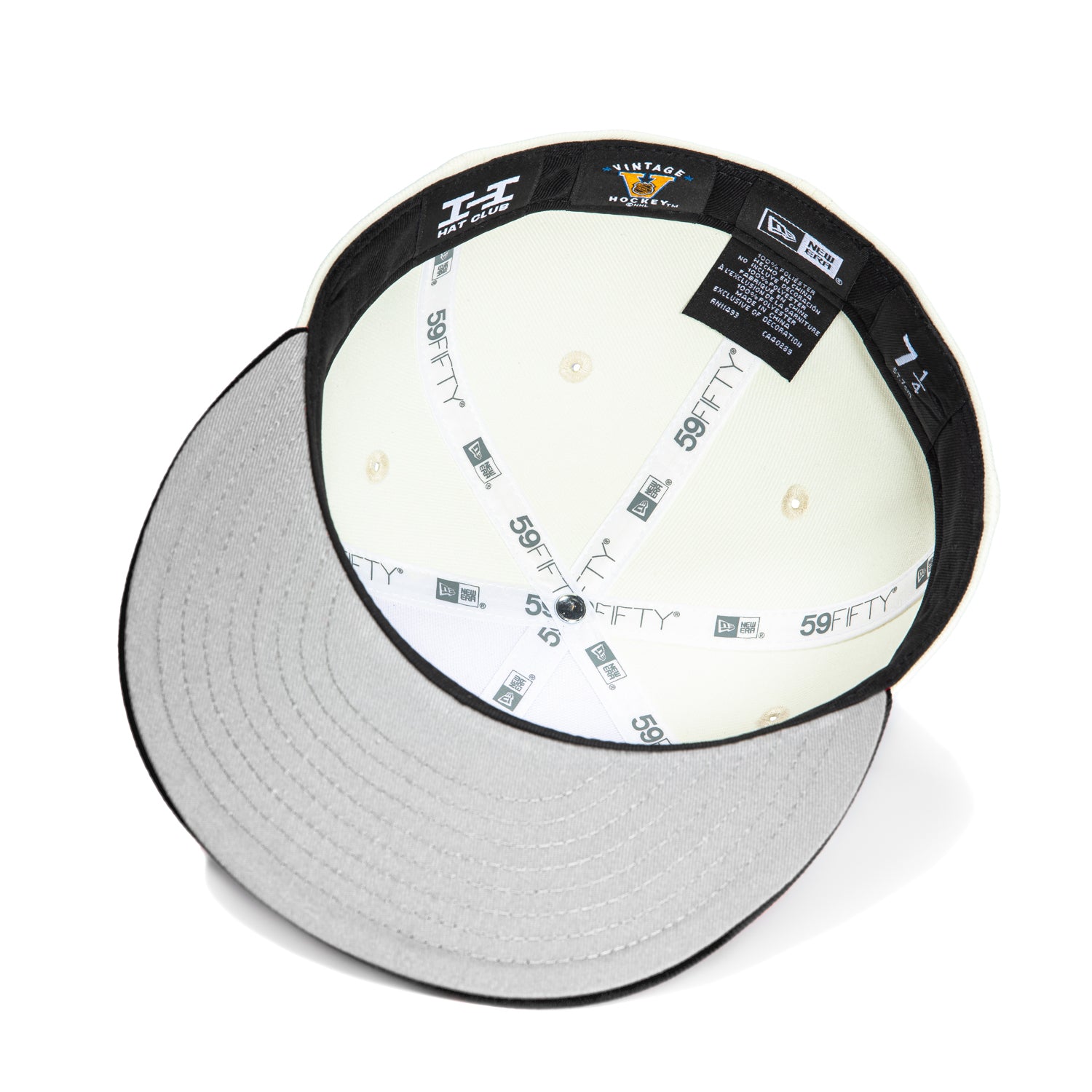 New Era 59Fifty Washington Capitals Alternate Snapback Hat - White & Black | Official NHL Licensed Baseball Cap for Men & Women | Perfect for Games, Streetwear & Sports Fan Collections