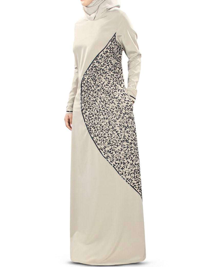 Elegant Muslim Abaya Dress for Women - Modest Islamic Prayer Gown - Perfect for Eid, Ramadan & Daily Wear