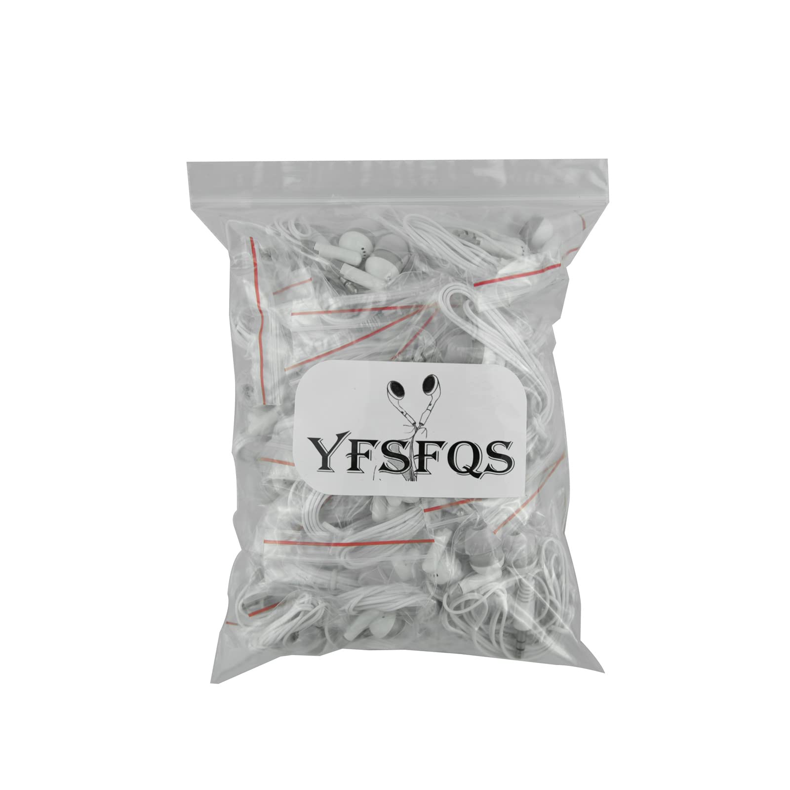 Wholesale Bulk 30 Pack Kids Earbuds Headphones - Noise Isolating Classroom Headphones for School, Library & Students (White) - Perfect for Online Learning, Study Sessions & Educational Activities