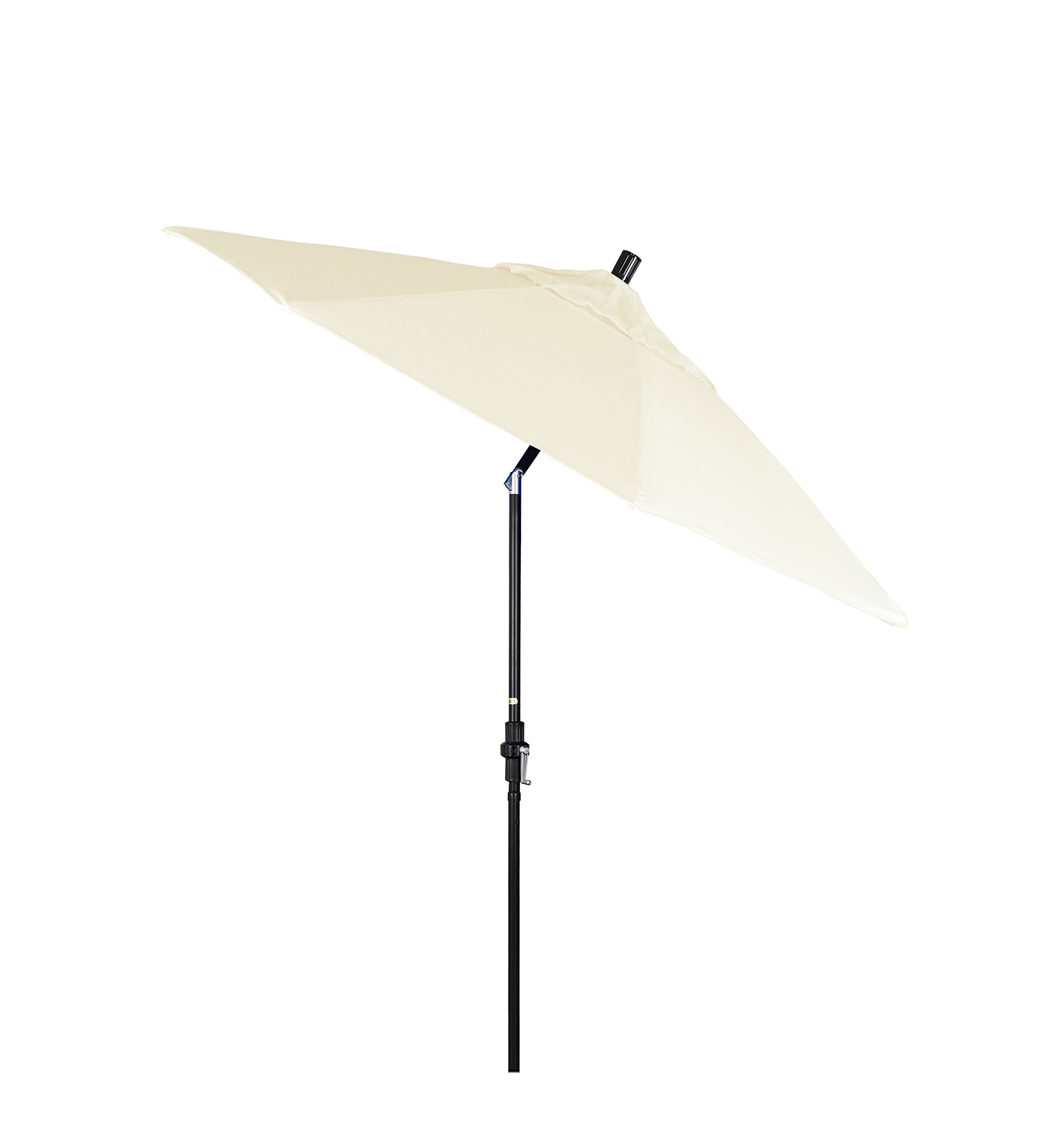 9' Round California Umbrella with Aluminum Pole & Fiberglass Ribs - Outdoor Patio, Garden, Poolside, and Backyard Shade Solution