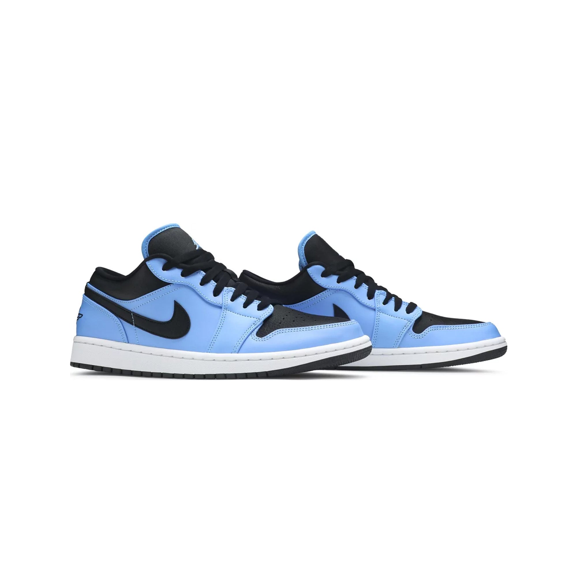 Air Jordan 1 Low 'University Blue Black' Sneakers (2020) - Men's Basketball Shoes for Casual Wear & Street Style