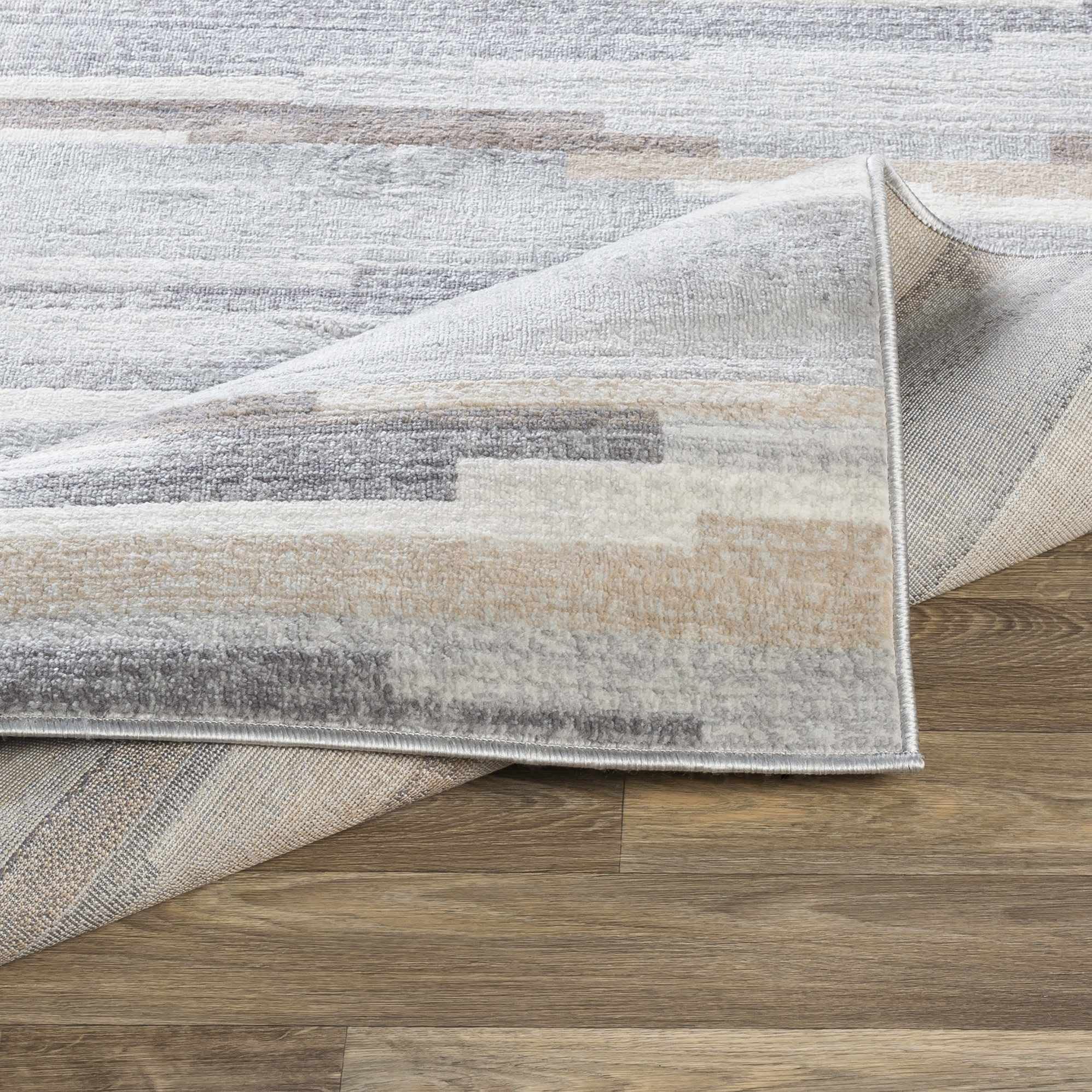Hauteloom Monkland Modern Gray Area Rug 5'3