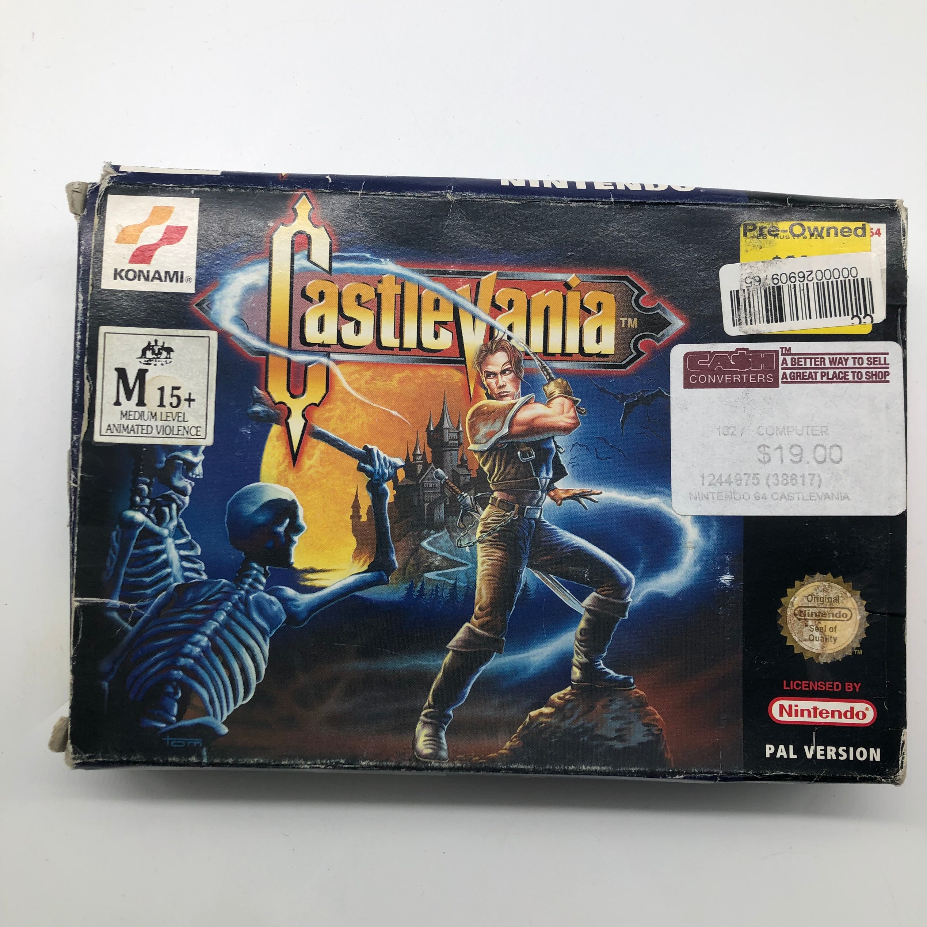 Castlevania Legacy of Darkness - Complete N64 Game (Nintendo 64, PAL Version) | Retro Gaming Collectible for Classic Horror Action Adventure