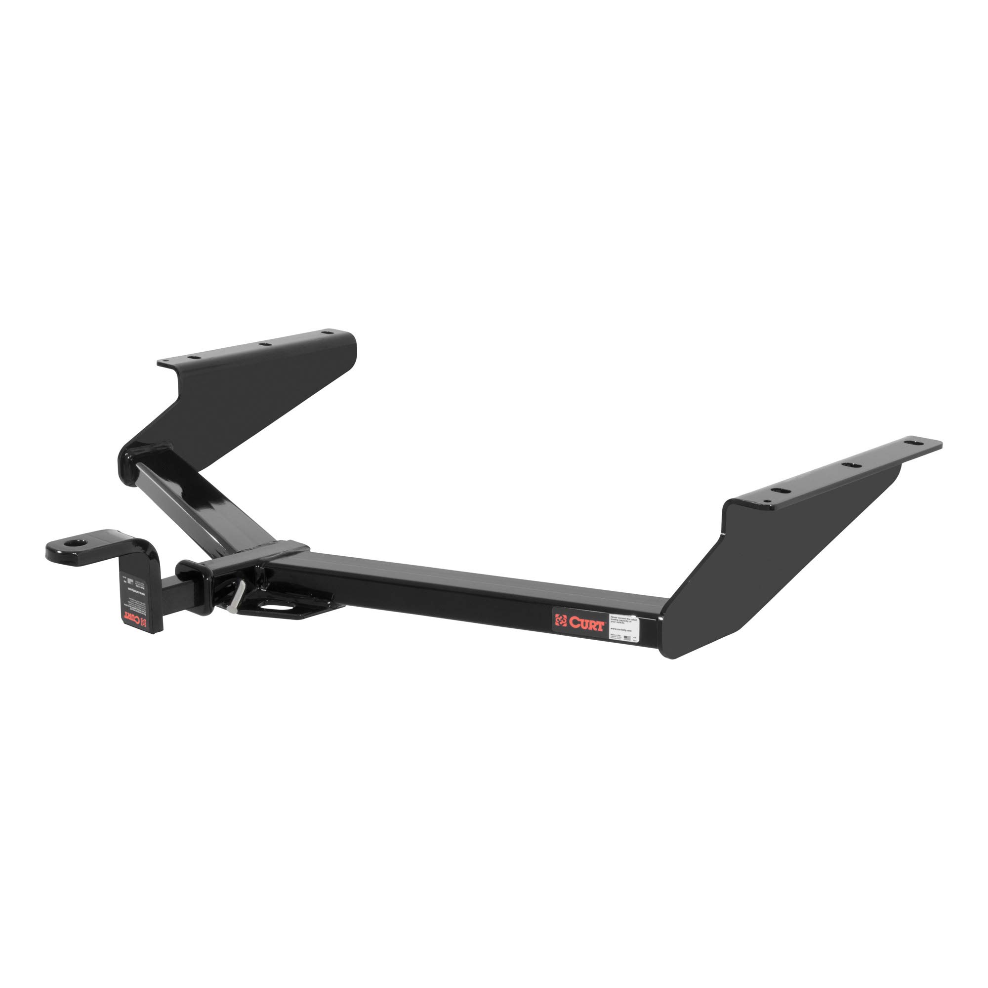 CURT 122453 Class 2 Trailer Hitch with Ball Mount - 1-1/4 Inch Receiver for Jeep Liberty - Heavy Duty Towing Accessory for Camping, Boating & Utility Trailers