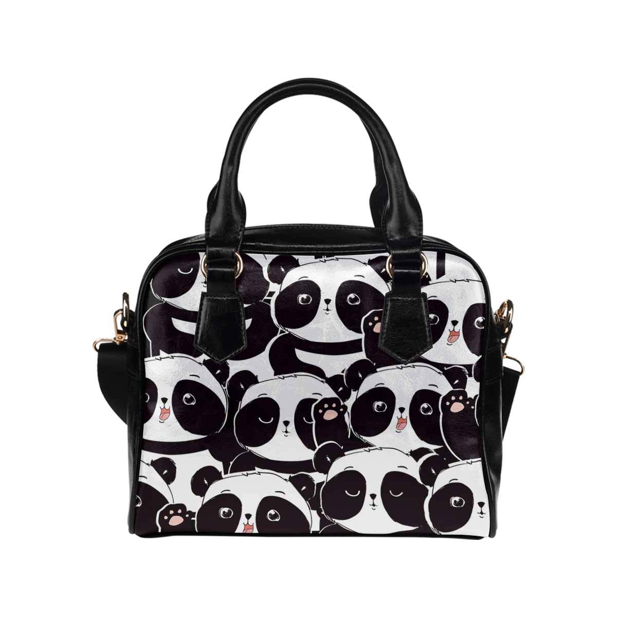 Stylish Panda Bear PU Leather Crossbody Bag for Women & Girls - Fashionable Shoulder Purse for Daily Use, Travel & Shopping
