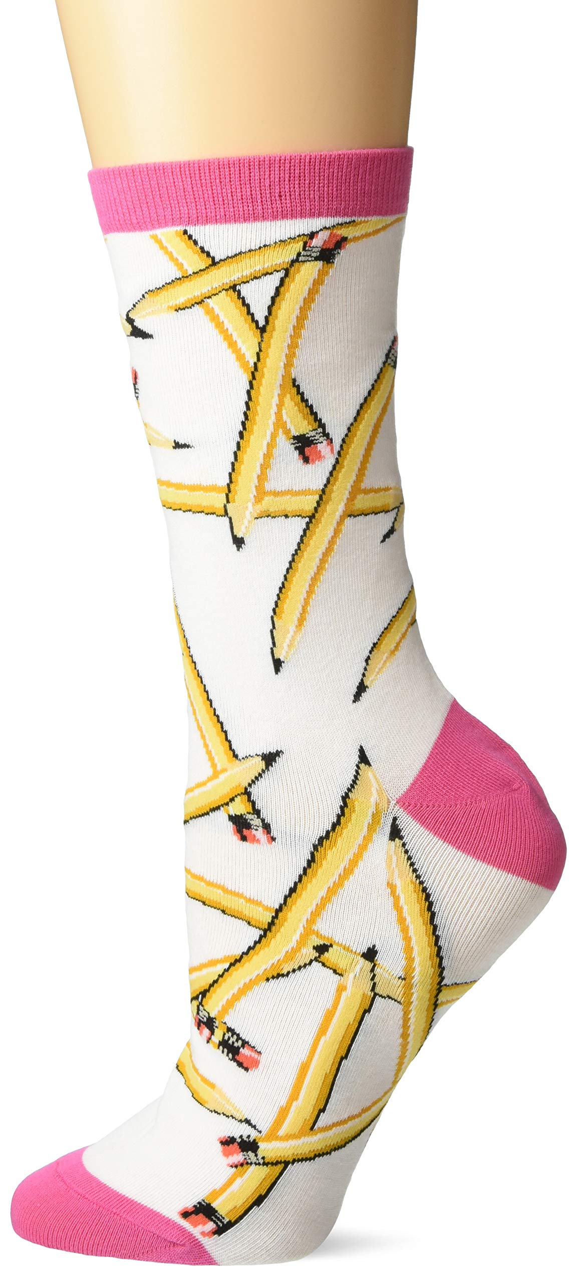 K. Bell Women's Occupation Novelty Crew Socks - Fun Work-Themed Cotton Socks for Nurses, Teachers & Professionals - Perfect for Gifts, Office Wear & Casual Outfits