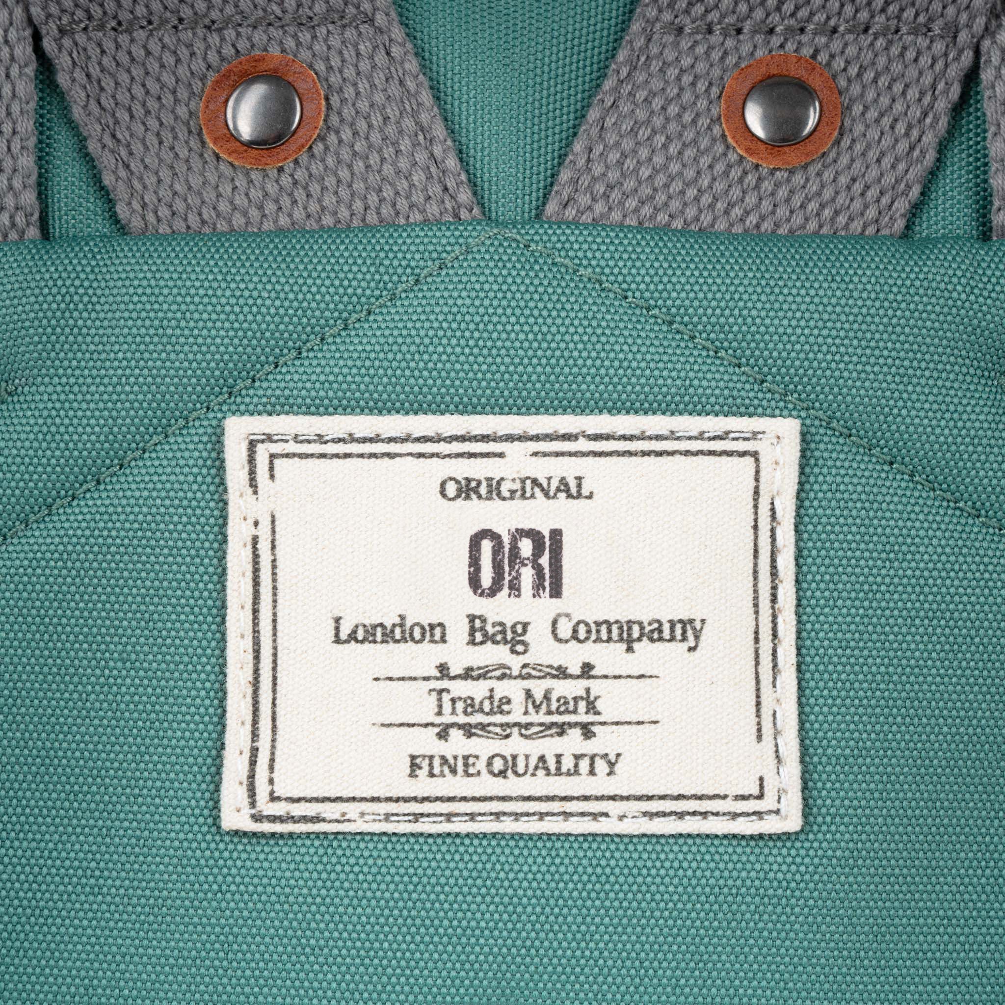 Finchley A Sage Recycled Canvas Tote Bag - Eco-Friendly & Durable for Shopping, Beach & Daily Use