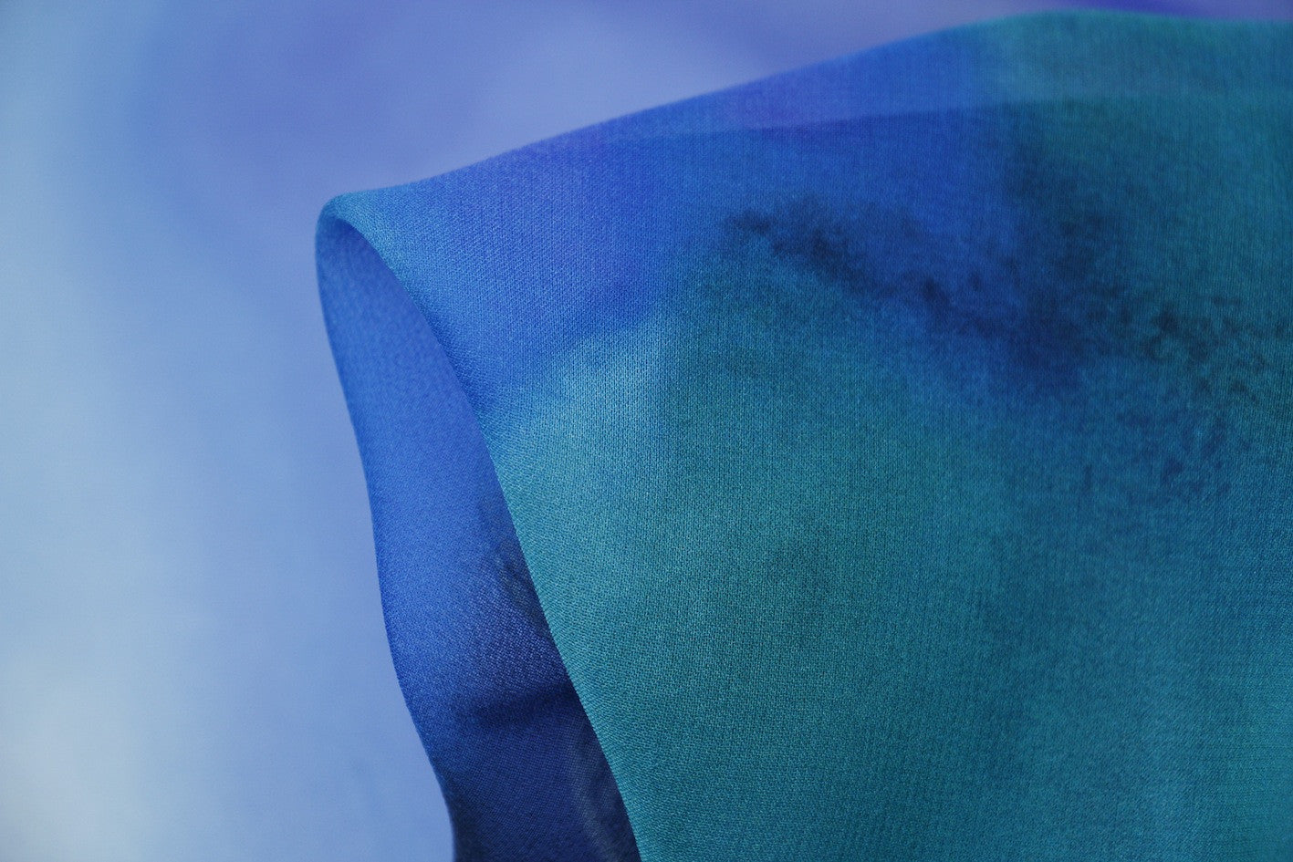 Blu Mare Chiffon Fabric - Lightweight Flowy Sheer Material for Dresses, Scarves & Home Decor | Perfect for Summer Fashion & DIY Sewing Projects