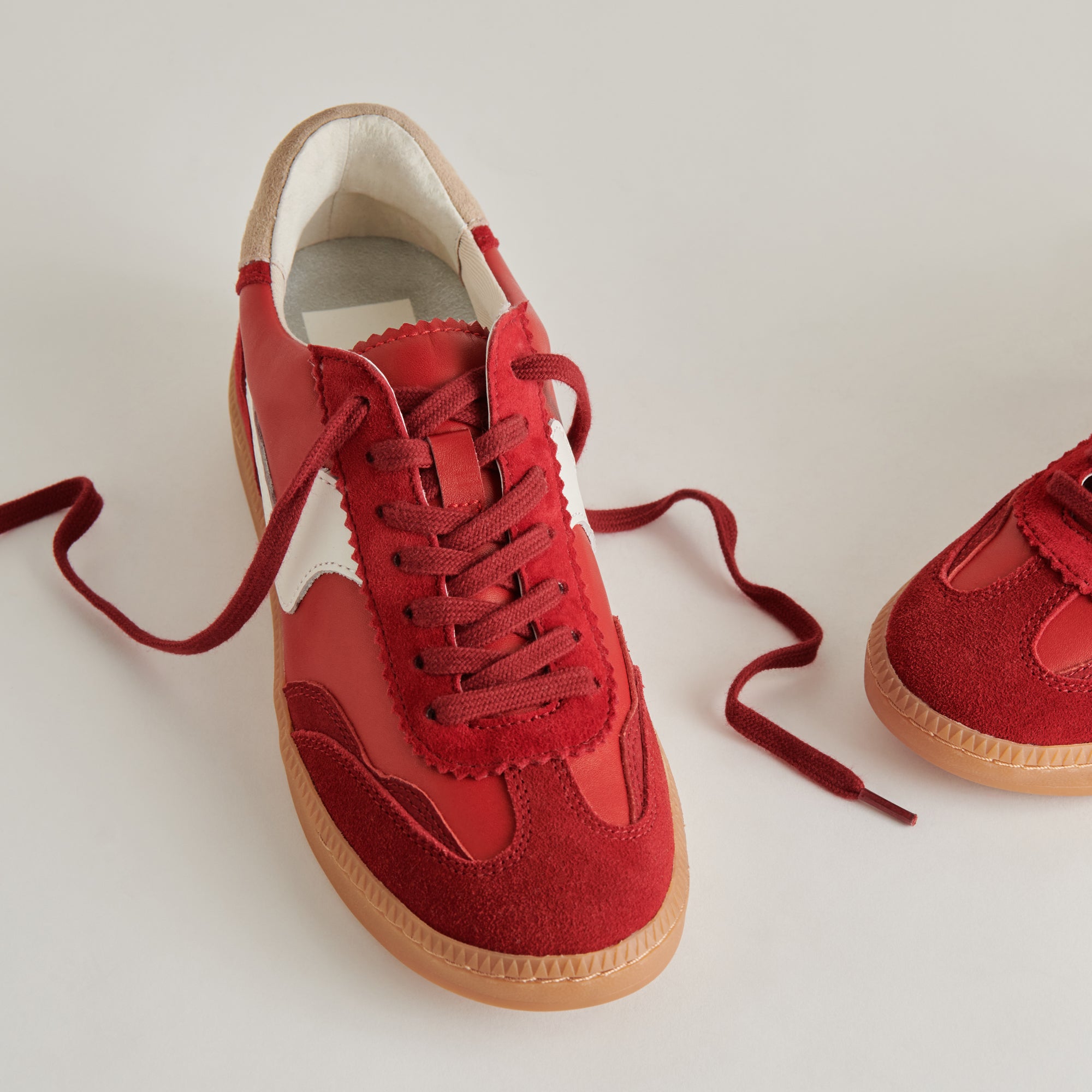 Notice Sneakers - Crimson Suede Casual Shoes for Men & Women | Comfortable Walking & Streetwear Fashion
