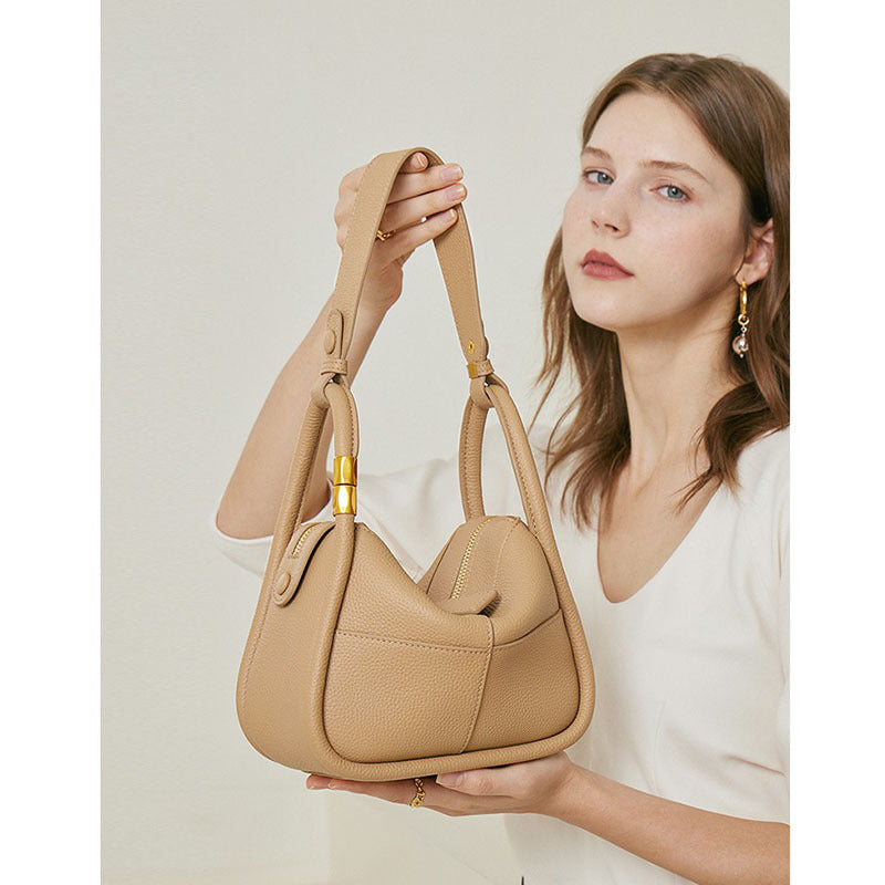 Genuine Leather Tote Bag for Women - Stylish Shoulder Bag & Underarm Purse - Perfect for Work, Travel, and Everyday Use