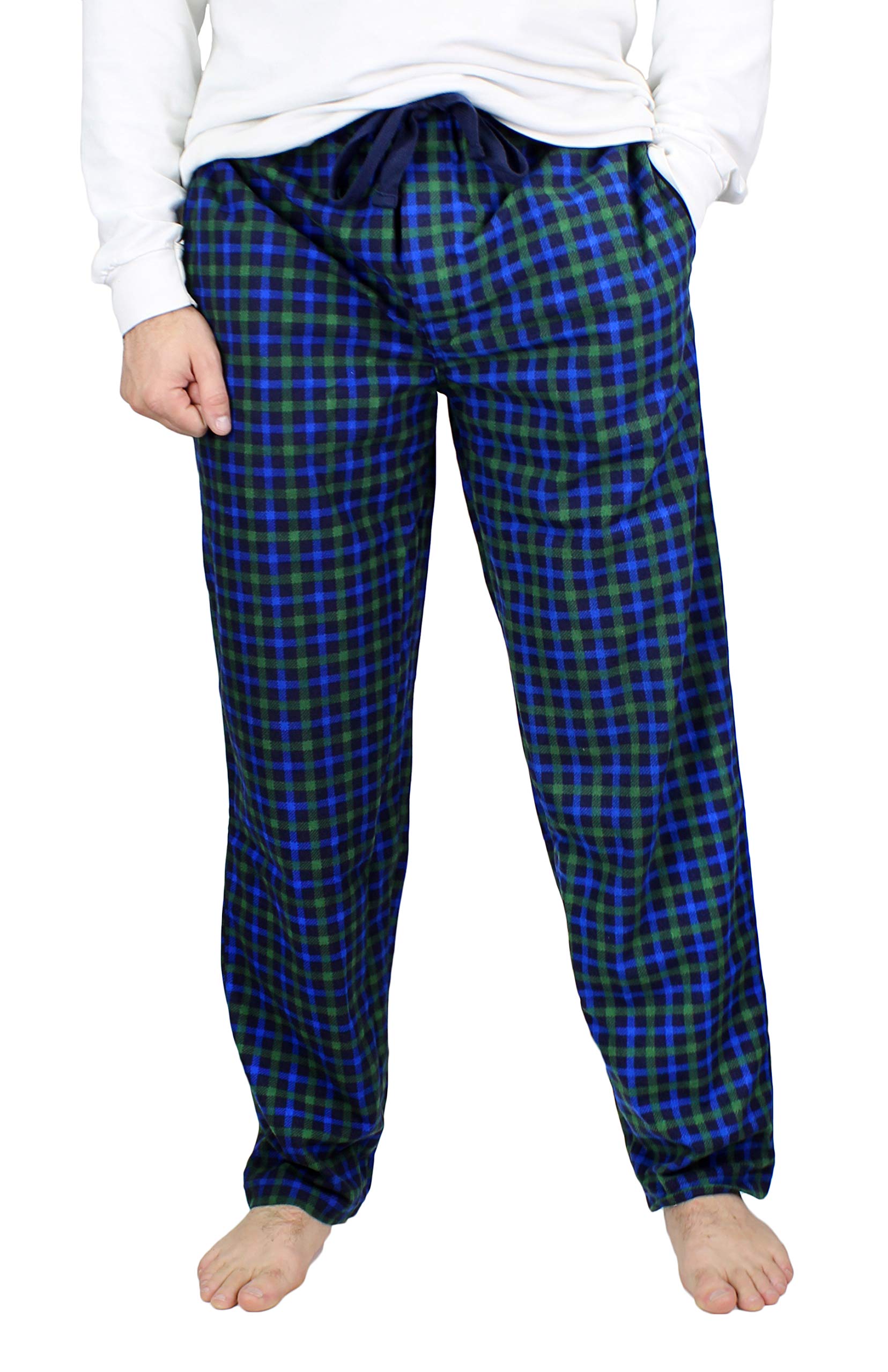 Fruit of the Loom Men's Microfleece Pajama Pants - Soft & Warm Fleece Lounge Pants for Relaxing at Home, Sleeping & Winter Comfort