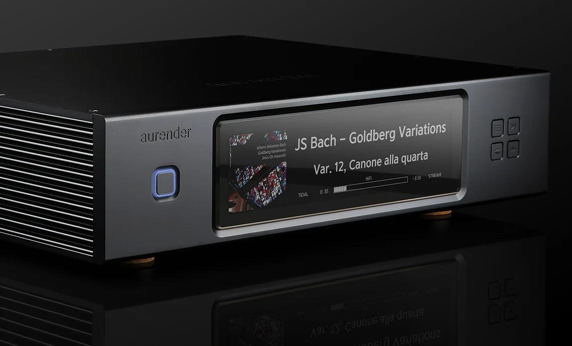 Aurender N20 High-End Network Audio Transport & Music Server - Perfect for Audiophiles & Home Theater Systems