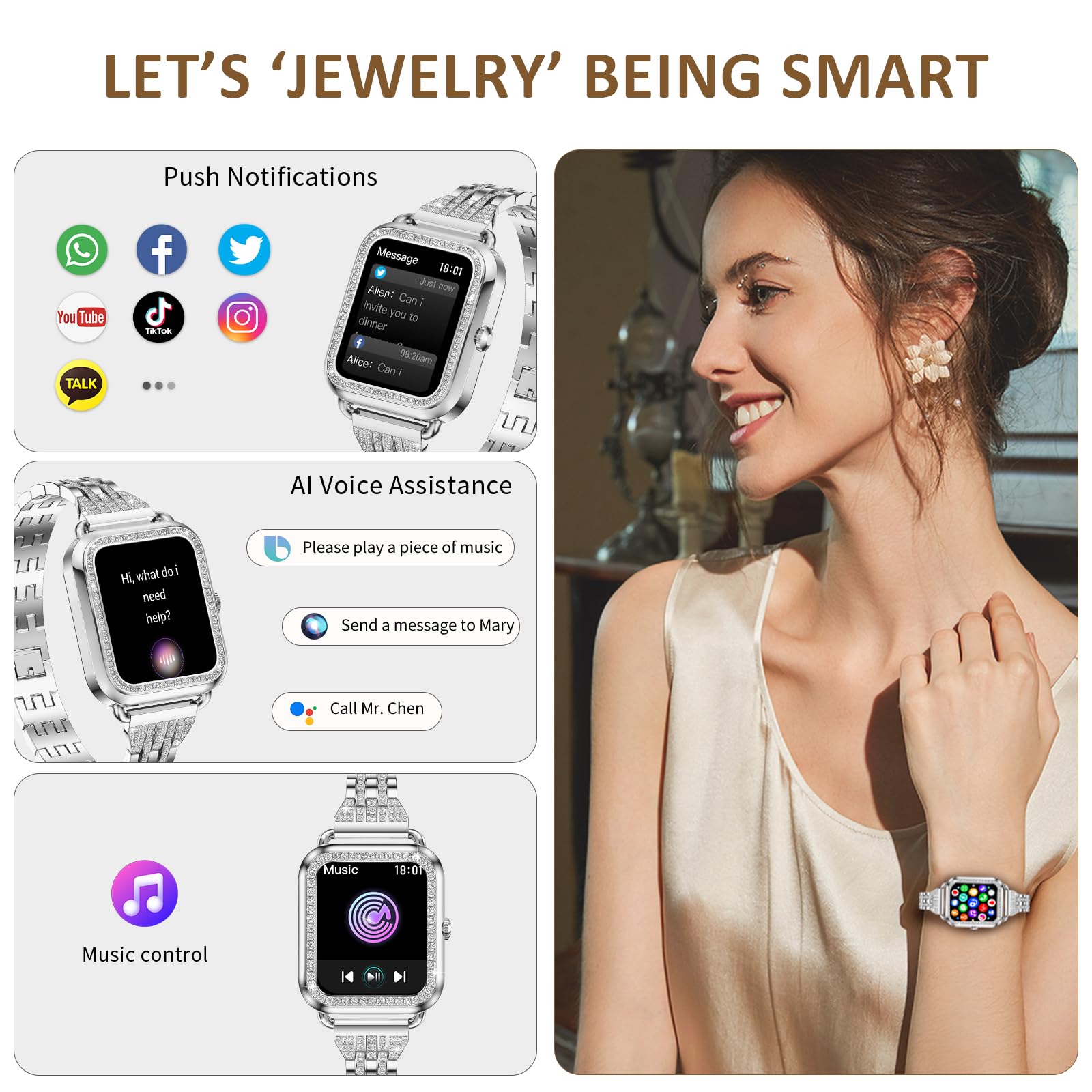 Smart Watch for Women - 1.59