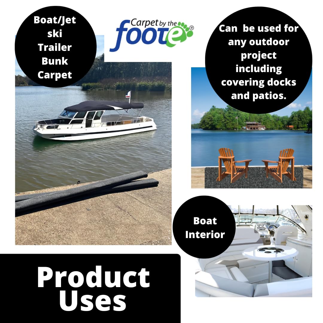 20oz Marine Boat Trailer Bunk Carpet - 24